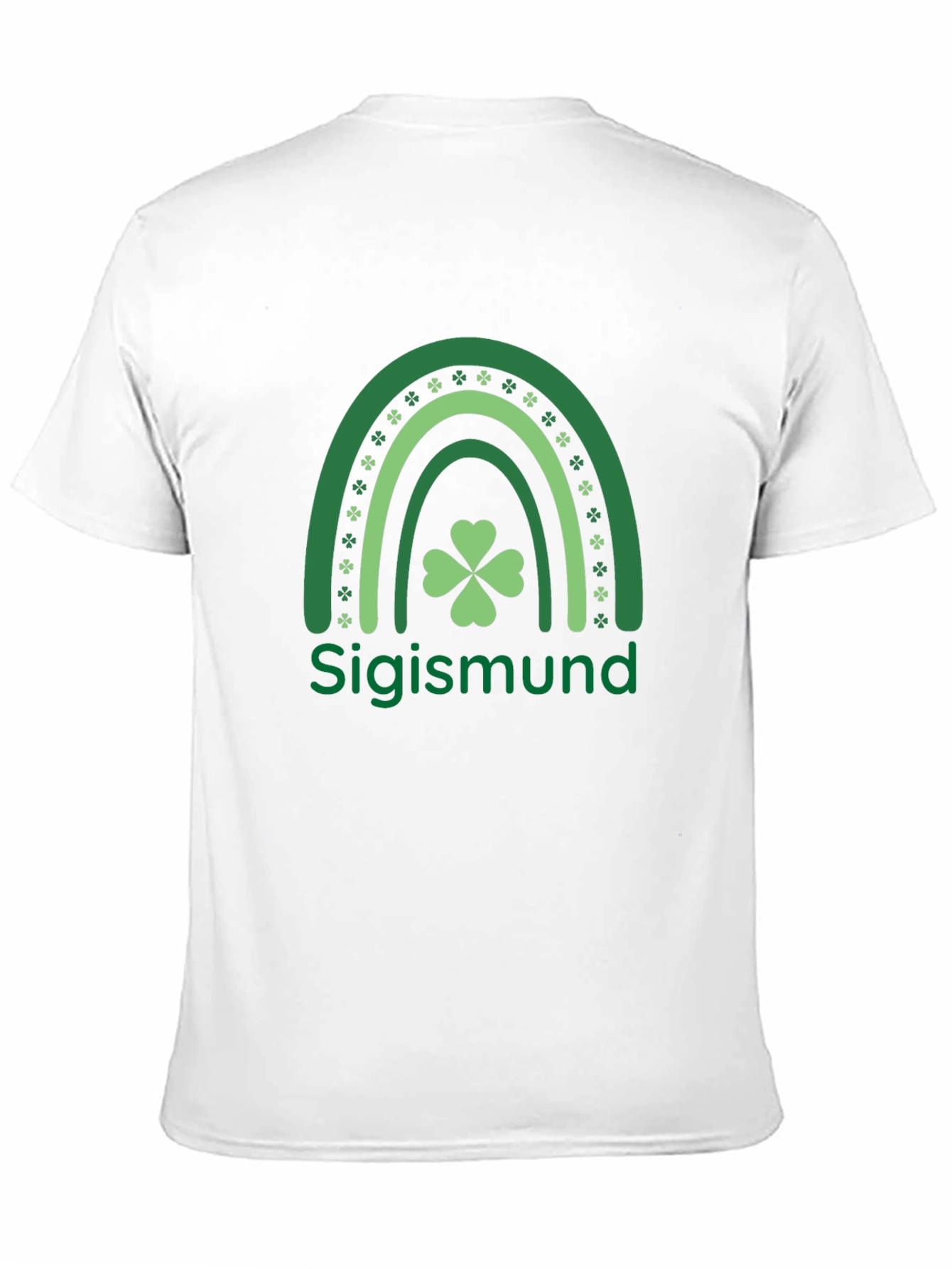 St. Patricks Day Sigismund Clover Rainbow T-Shirt