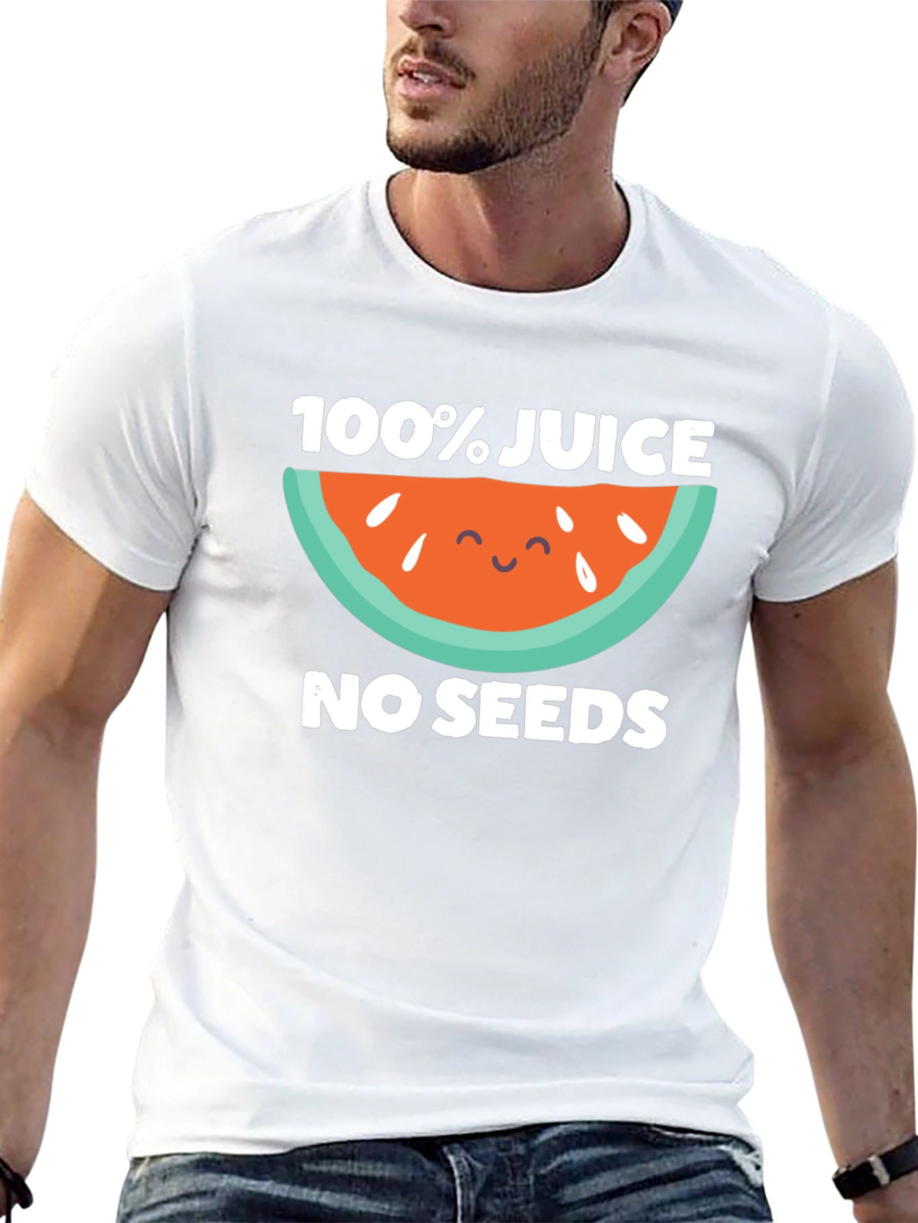 100% Juice No Seeds Black T-Shirt
