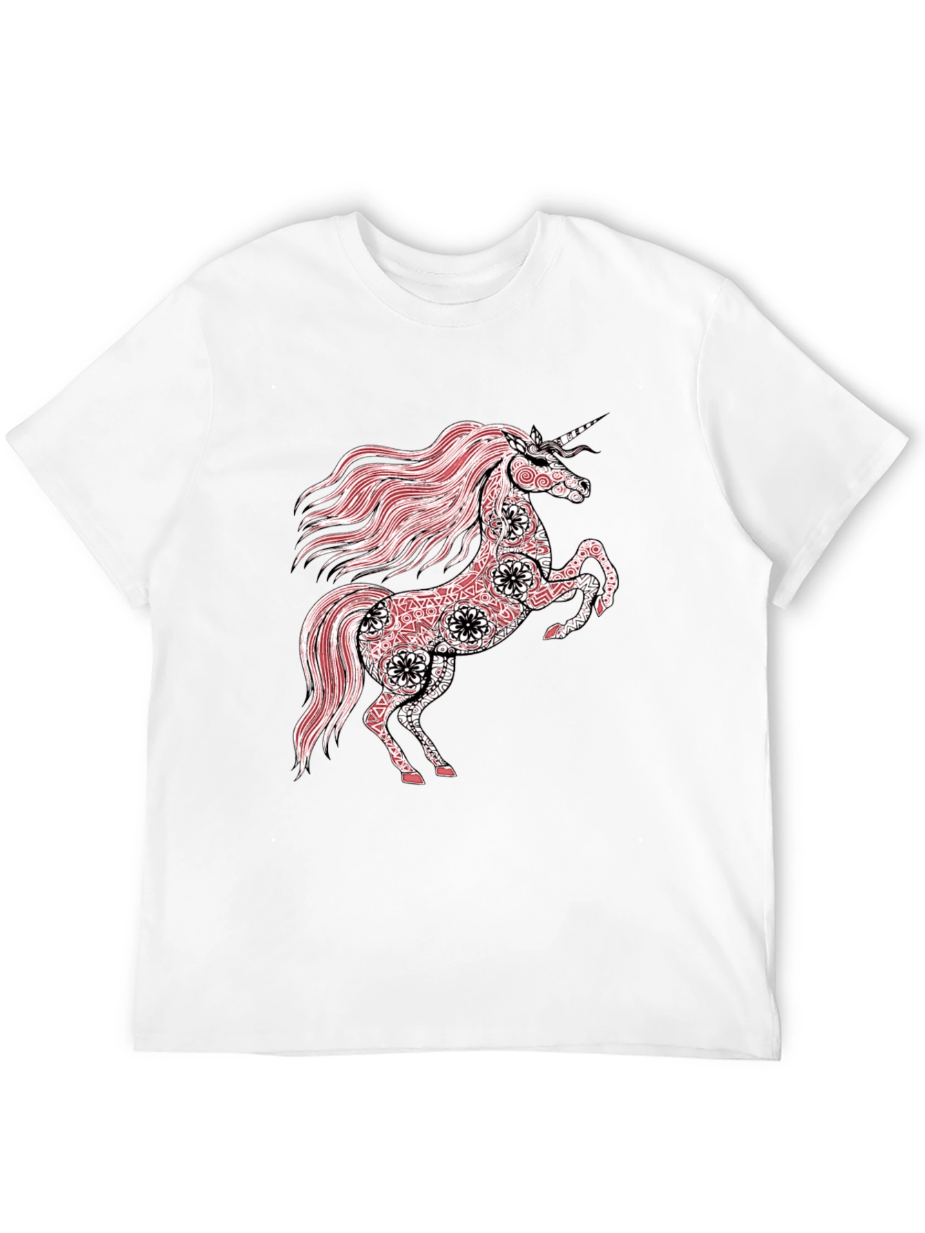 Unicorn Graphic Black T-Shirt