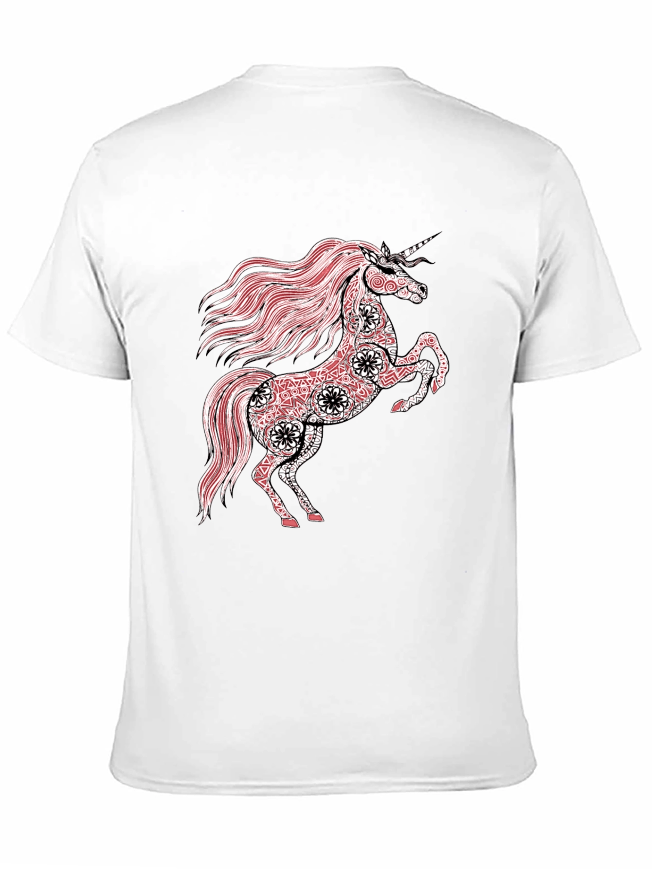 Unicorn Graphic Black T-Shirt
