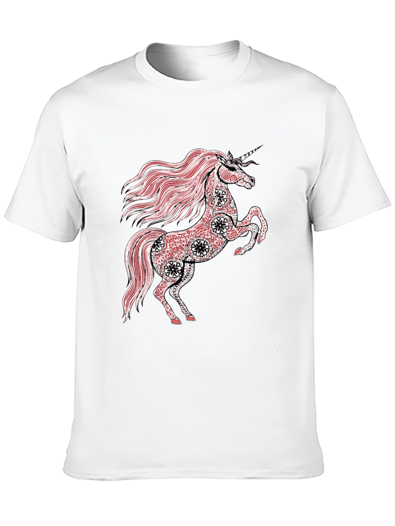 Unicorn Graphic Black T-Shirt