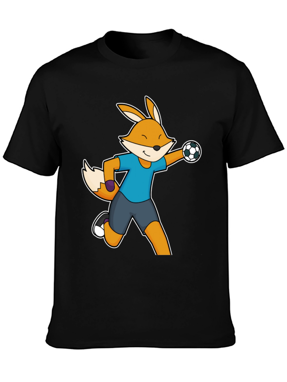 Fox Soccer Player Graphic Tee