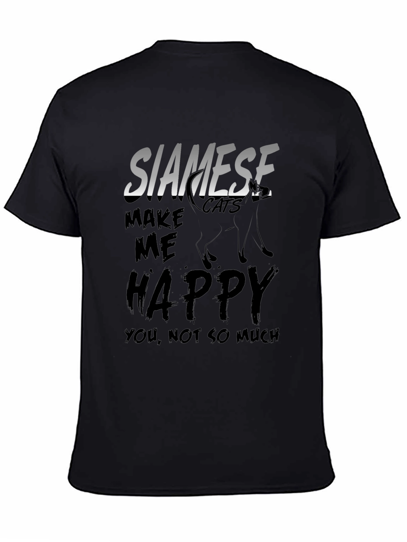 Siamese Cats Make Me Happy T-Shirt