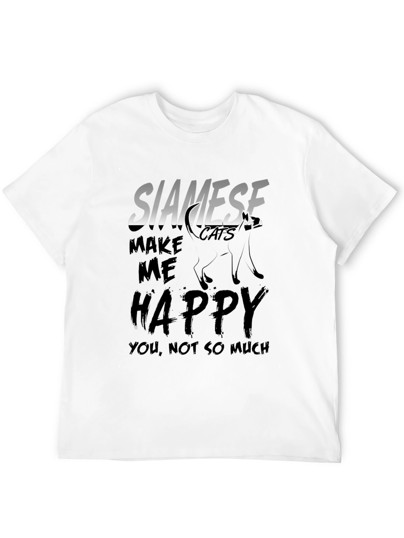 Siamese Cats Make Me Happy T-Shirt