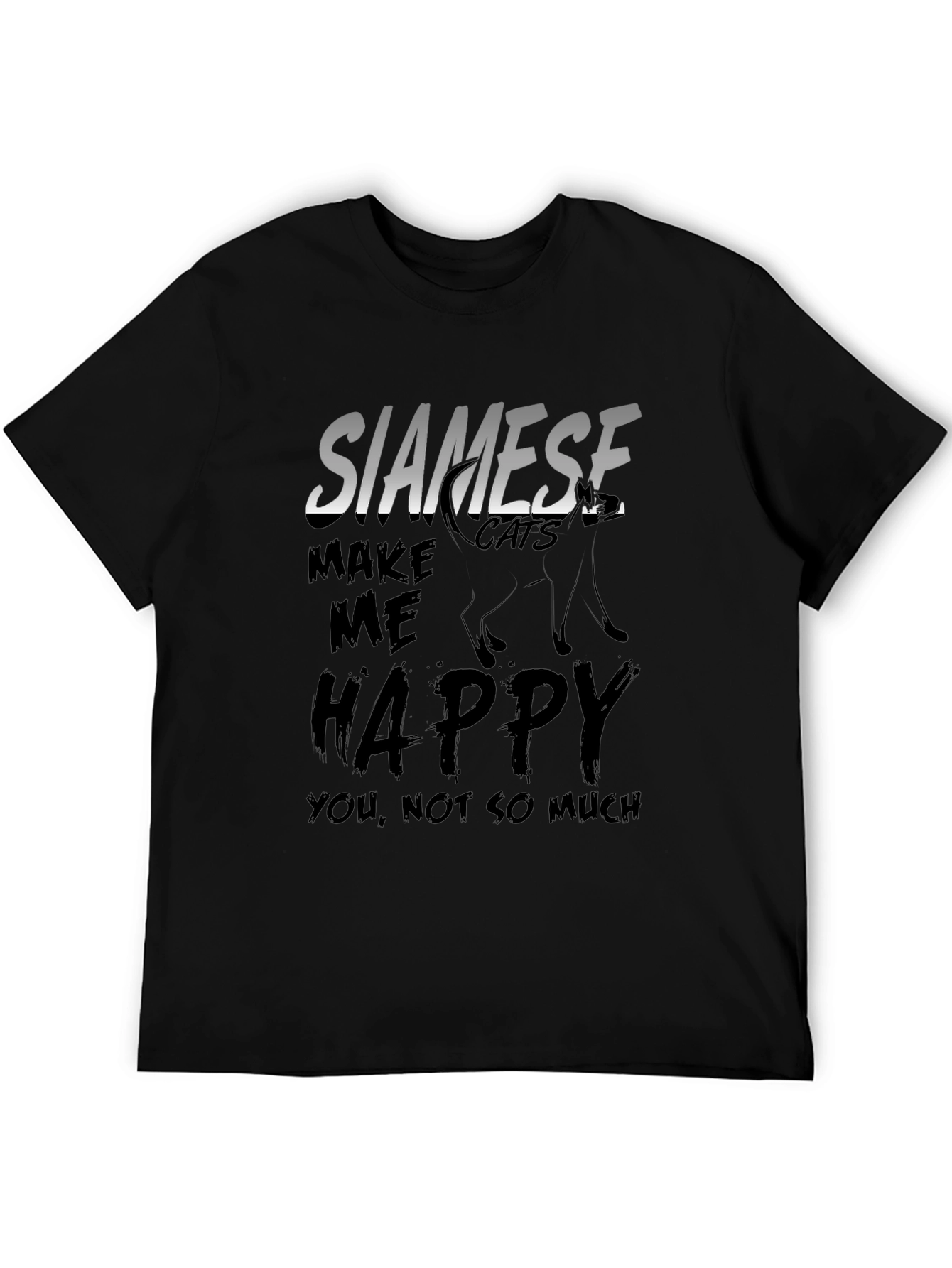 Siamese Cats Make Me Happy T-Shirt