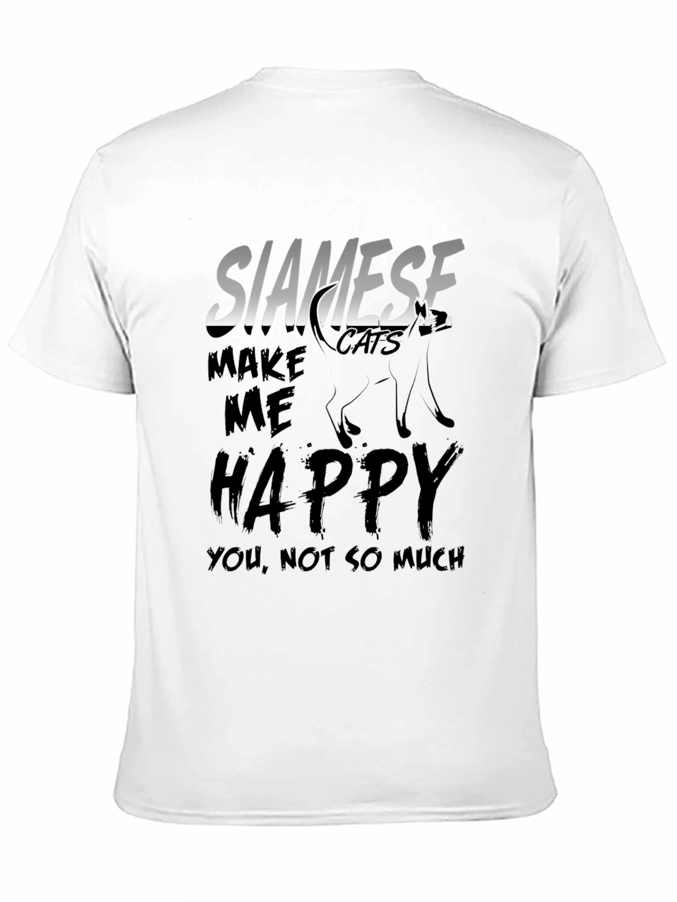 Siamese Cats Make Me Happy T-Shirt