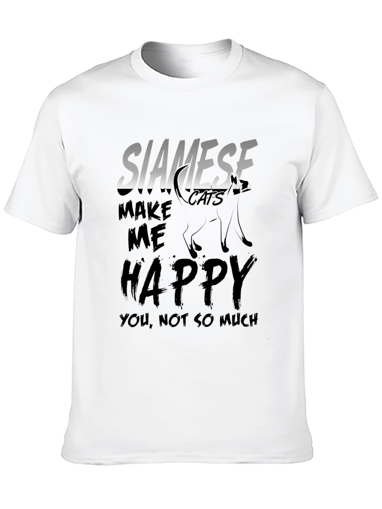Siamese Cats Make Me Happy T-Shirt