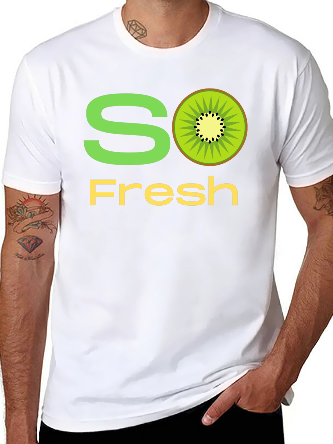 So Fresh Kiwi T-Shirt - Black