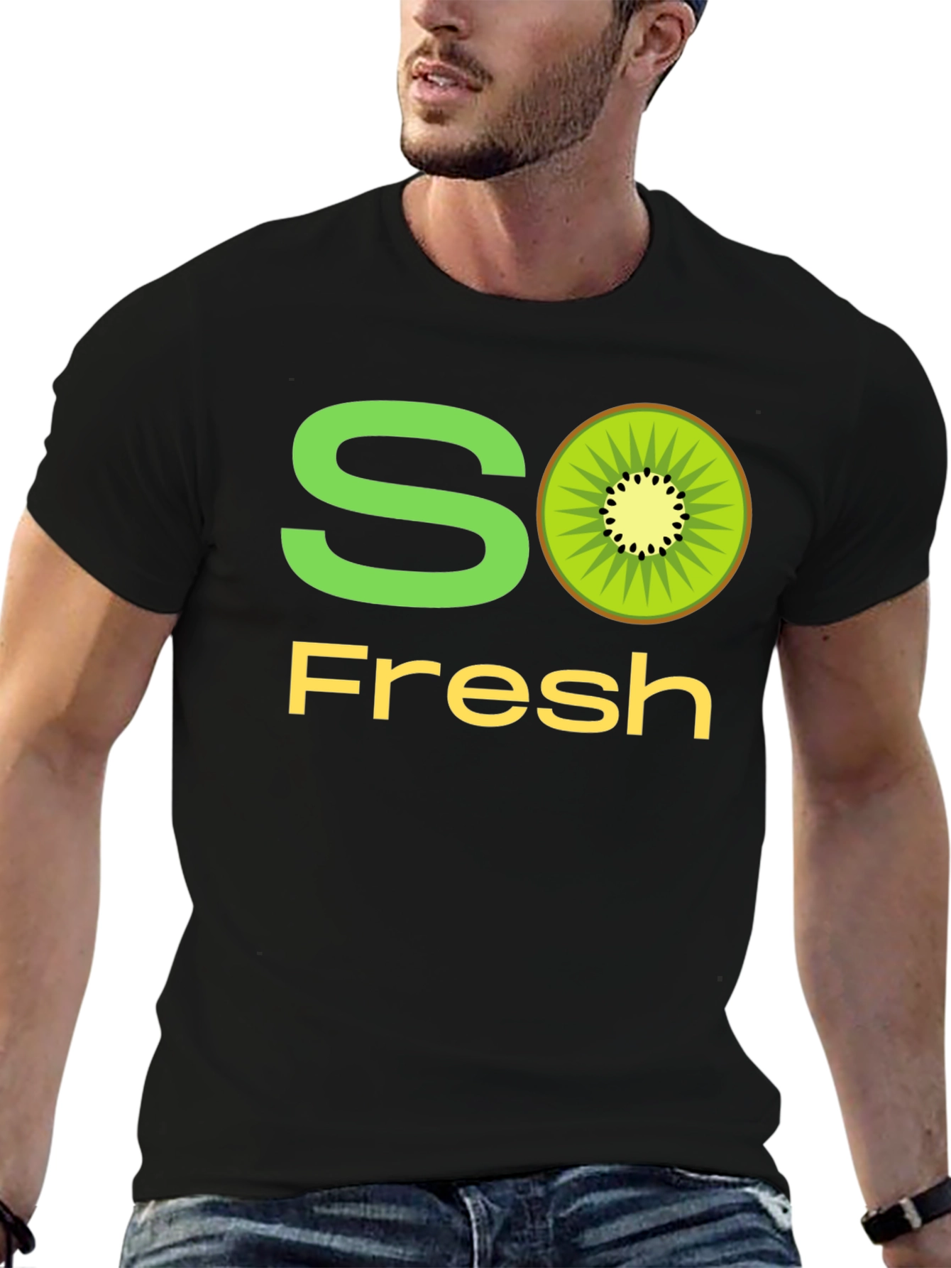 So Fresh Kiwi T-Shirt - Black