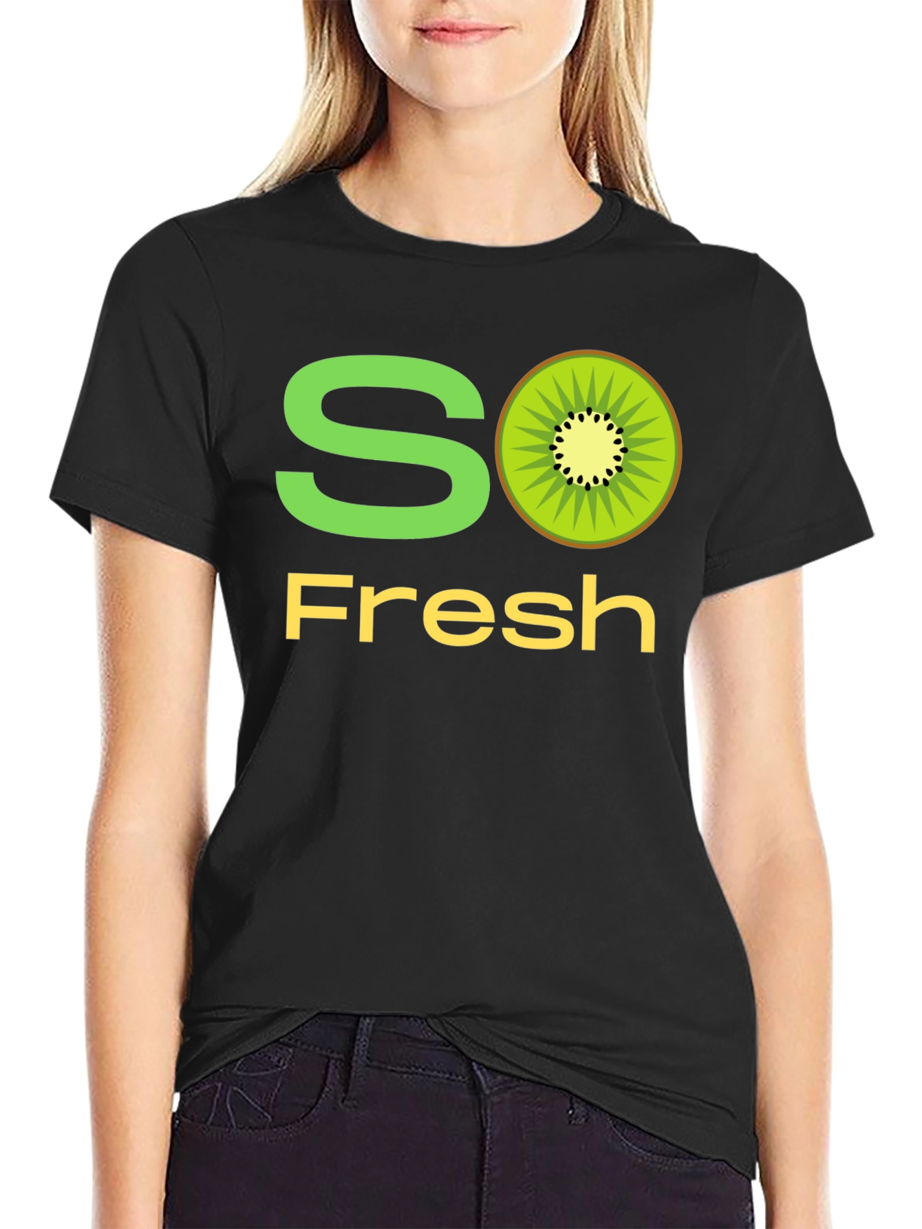 So Fresh Kiwi T-Shirt - Black