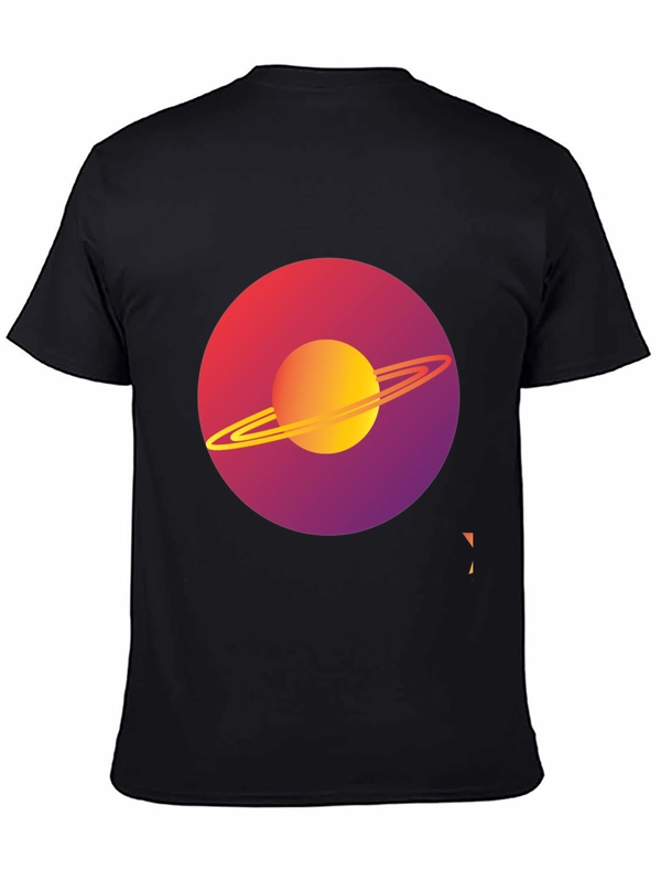 Saturn Graphic Tee - Modern Space Design