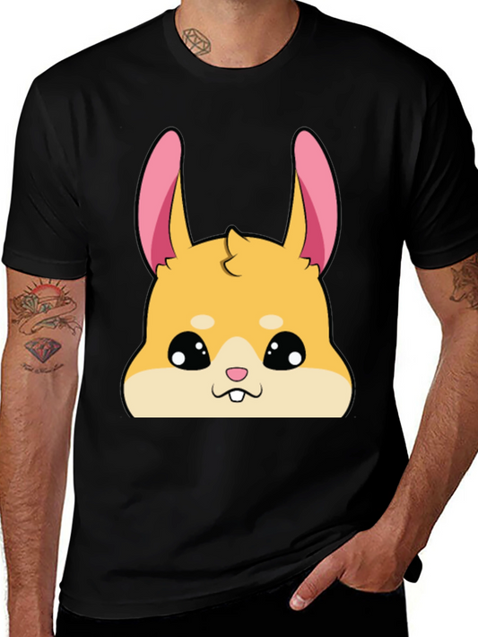 Cute Hamster Graphic Tee - Soft Cotton Blend