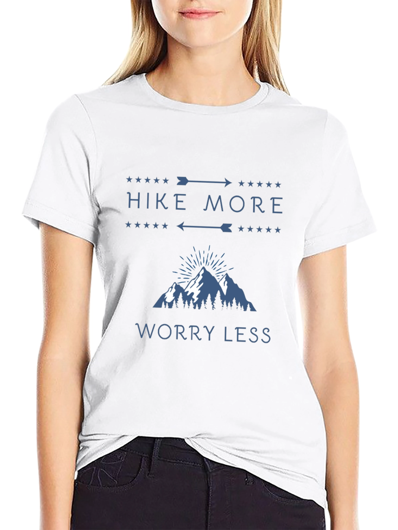 Hike More Worry Less Graphic Tee