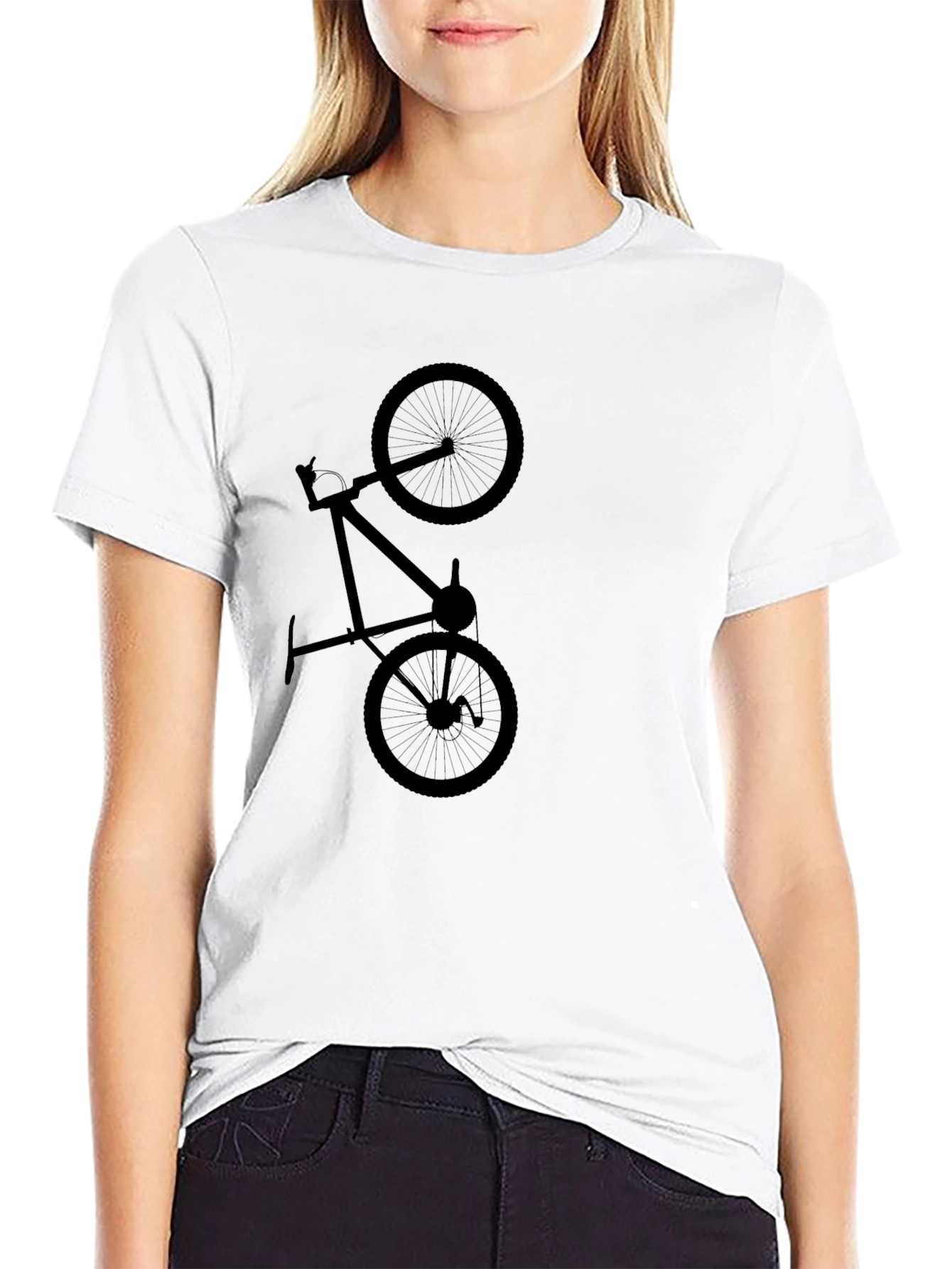 Cool Bike Graphic Black T-Shirt