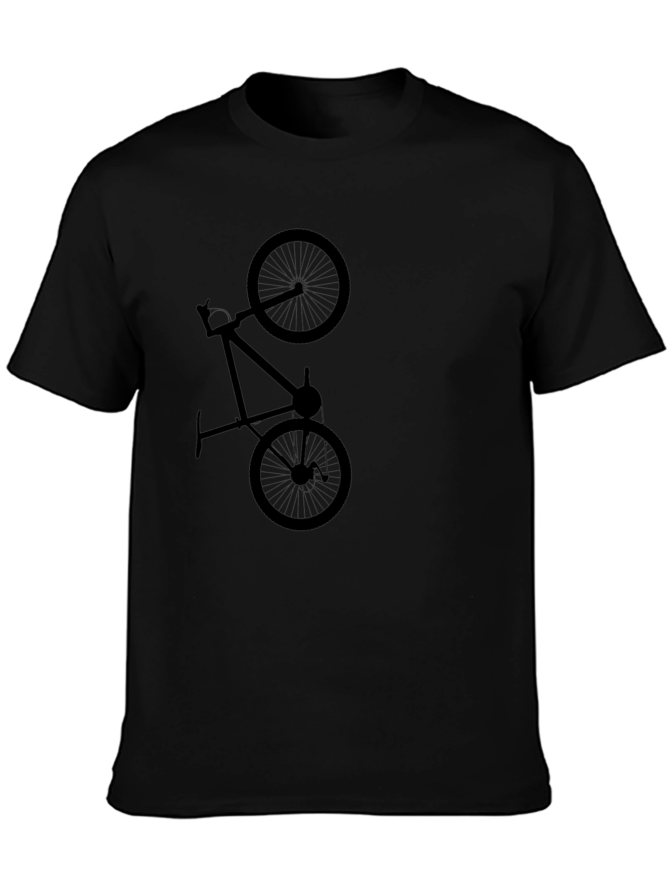 Cool Bike Graphic Black T-Shirt