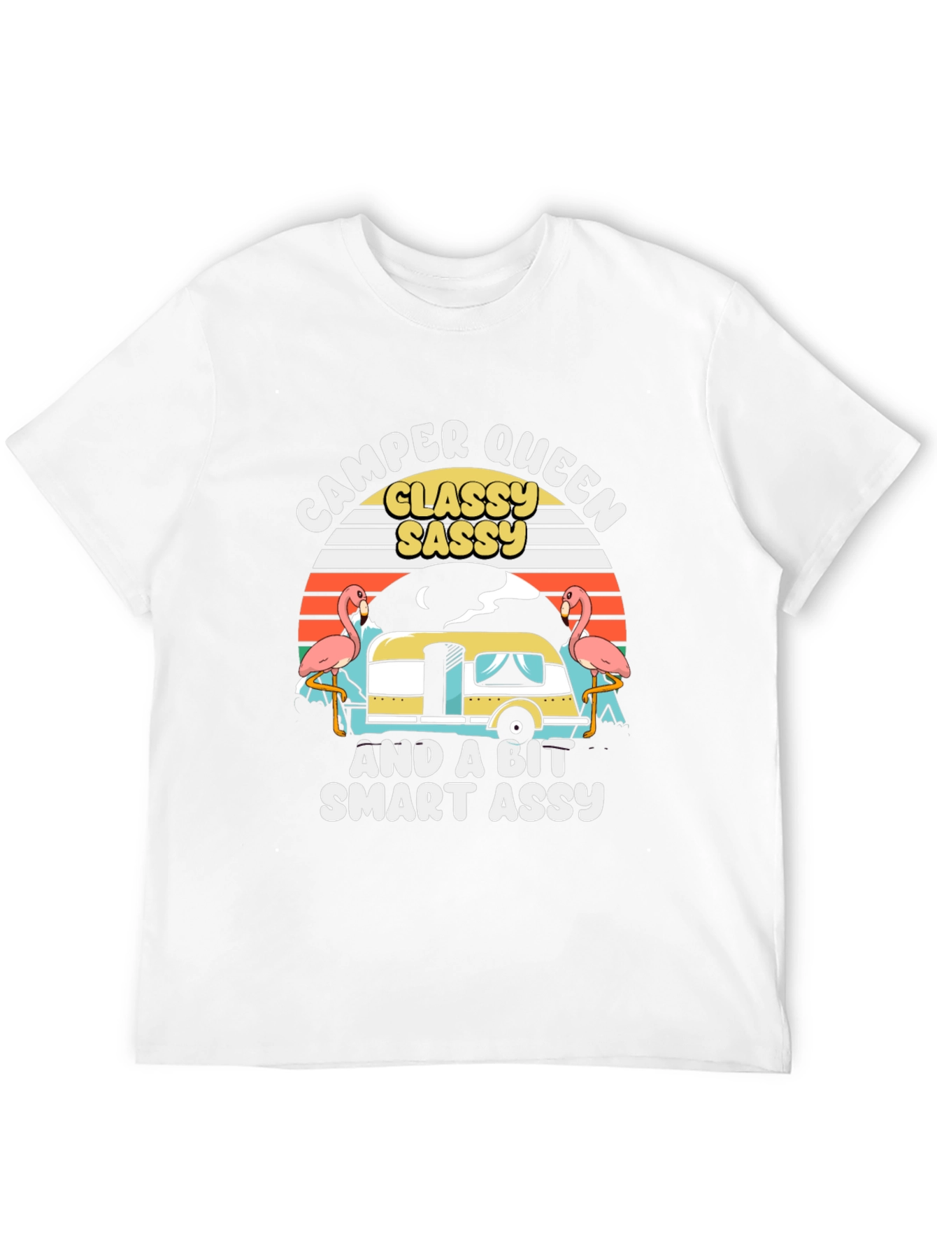 Camper Queen Graphic Tee - Classy Sassy Smart Assy
