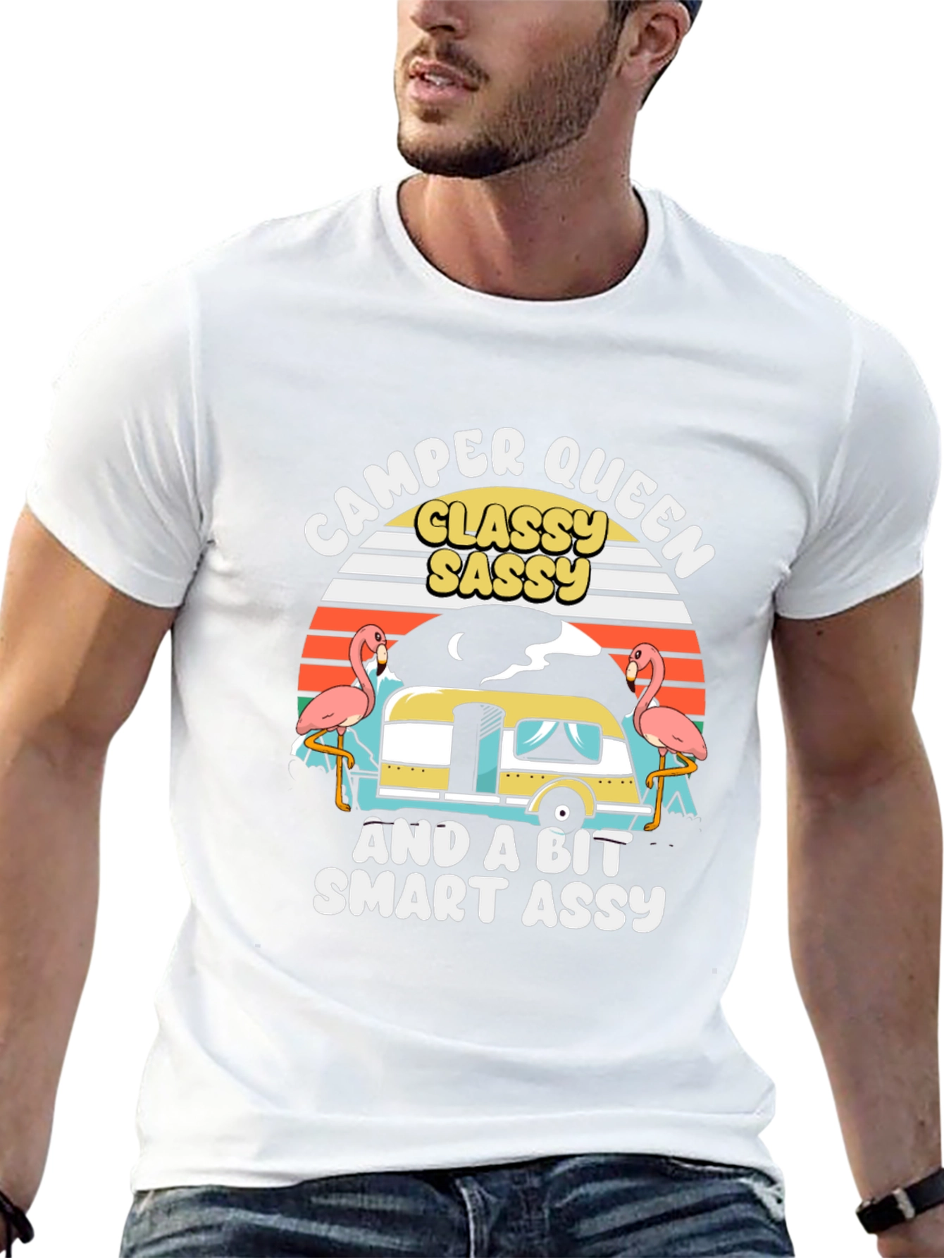 Camper Queen Graphic Tee - Classy Sassy Smart Assy