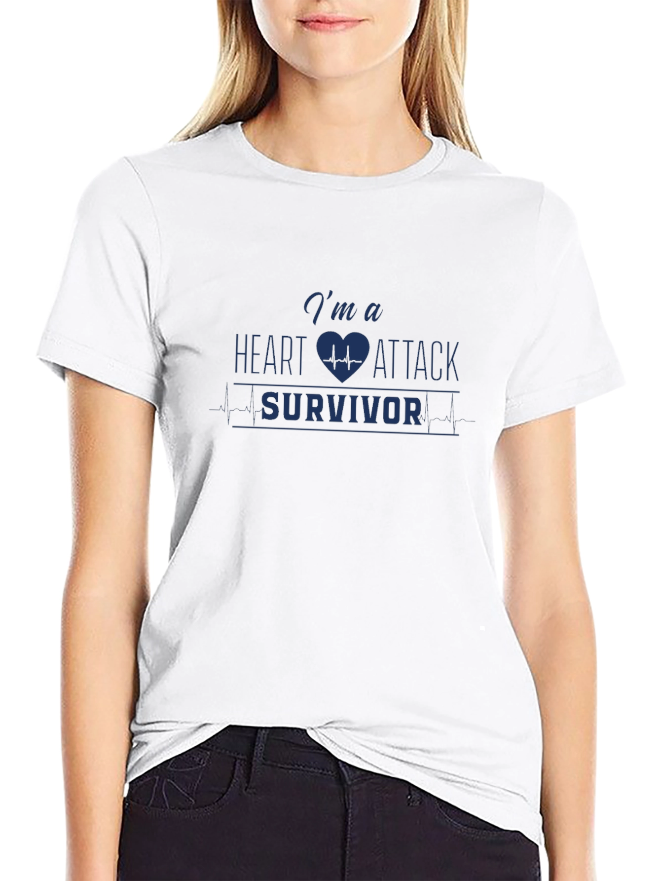 Heart Attack Survivor T-Shirt Graphic Tee
