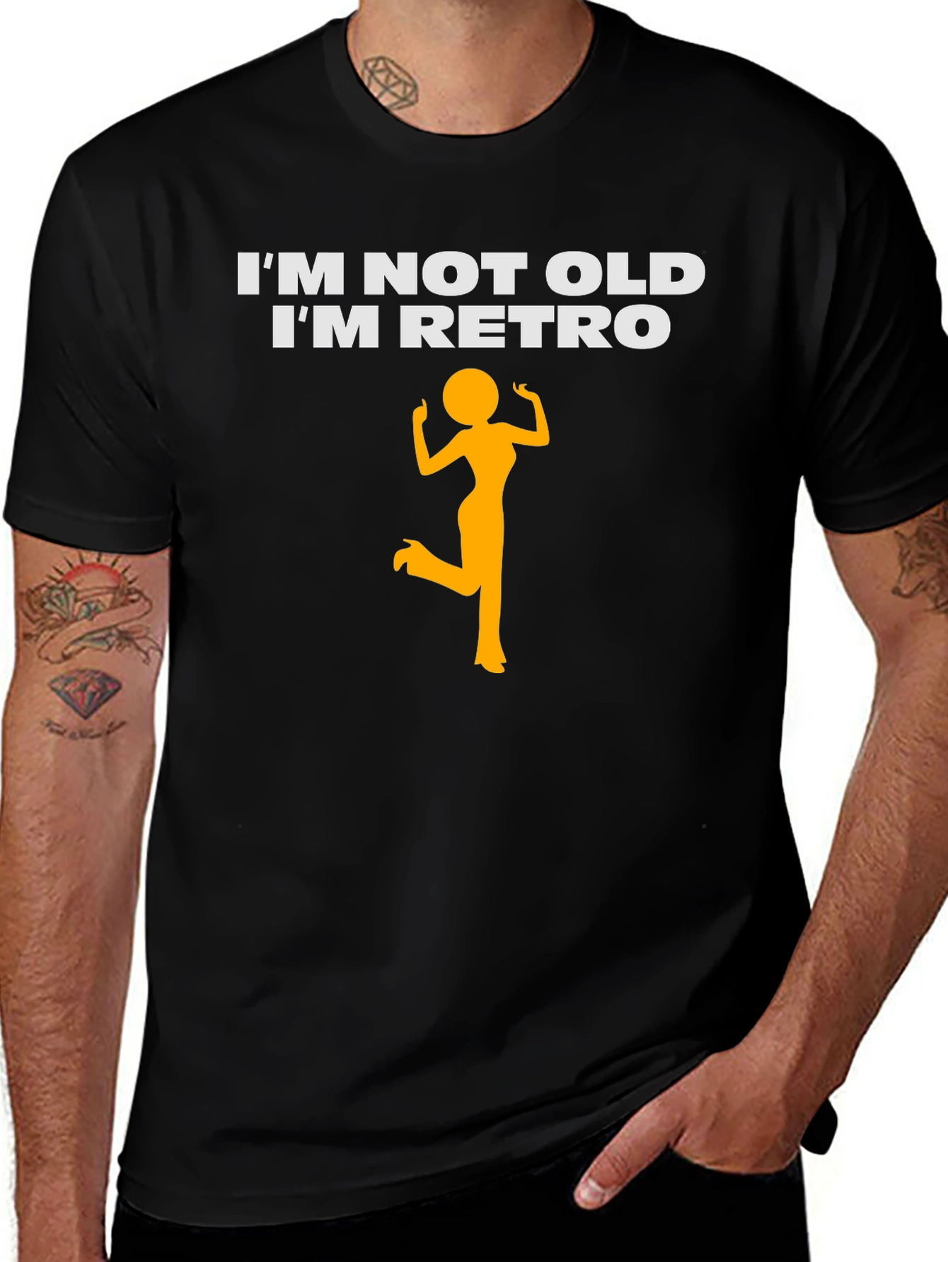 Retro Style Graphic Tee - Im Not Old