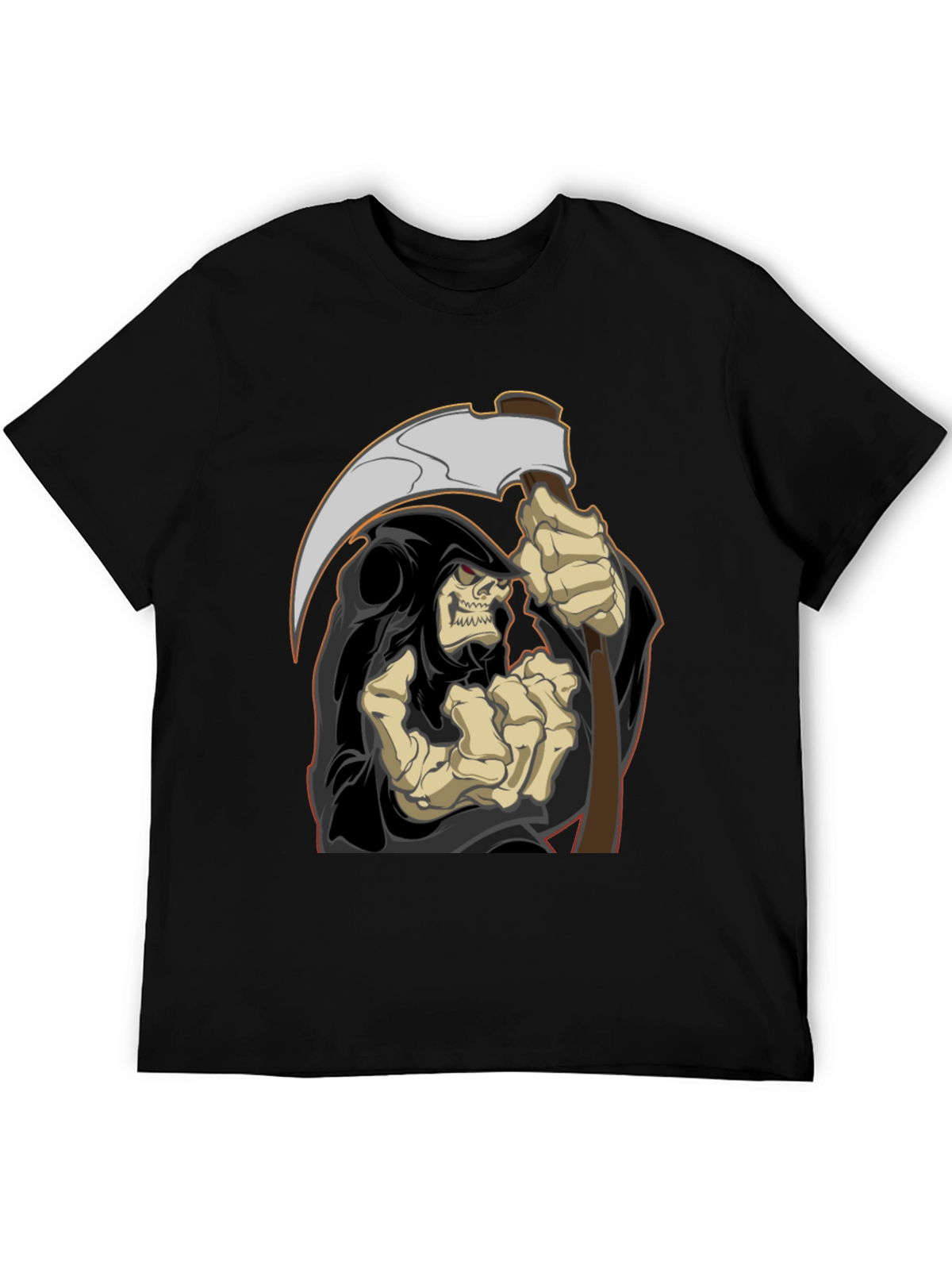 Grim Reaper Graphic T-Shirt - Mens Black Tee