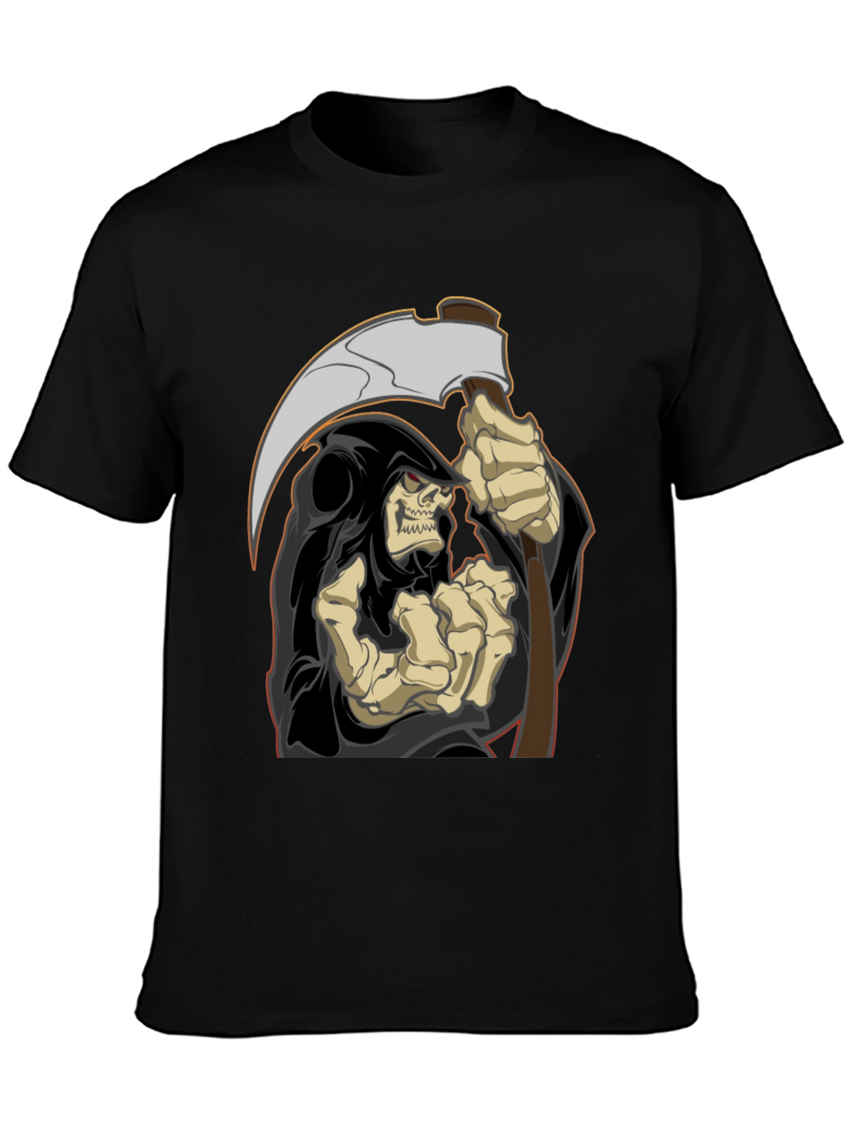 Grim Reaper Graphic T-Shirt - Mens Black Tee