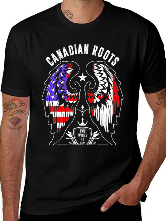 Canadian Roots T-Shirt - Two Wings to Fly