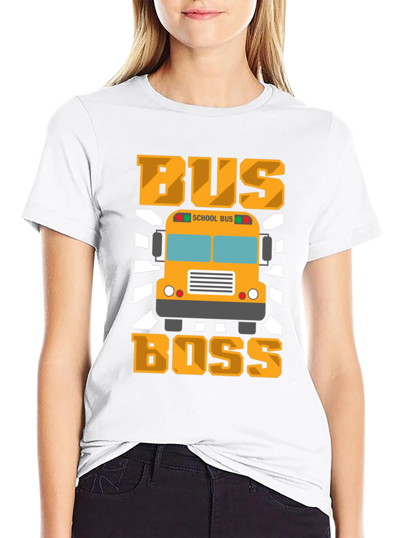 Bus Boss T-Shirt - School Bus Driver Apparel