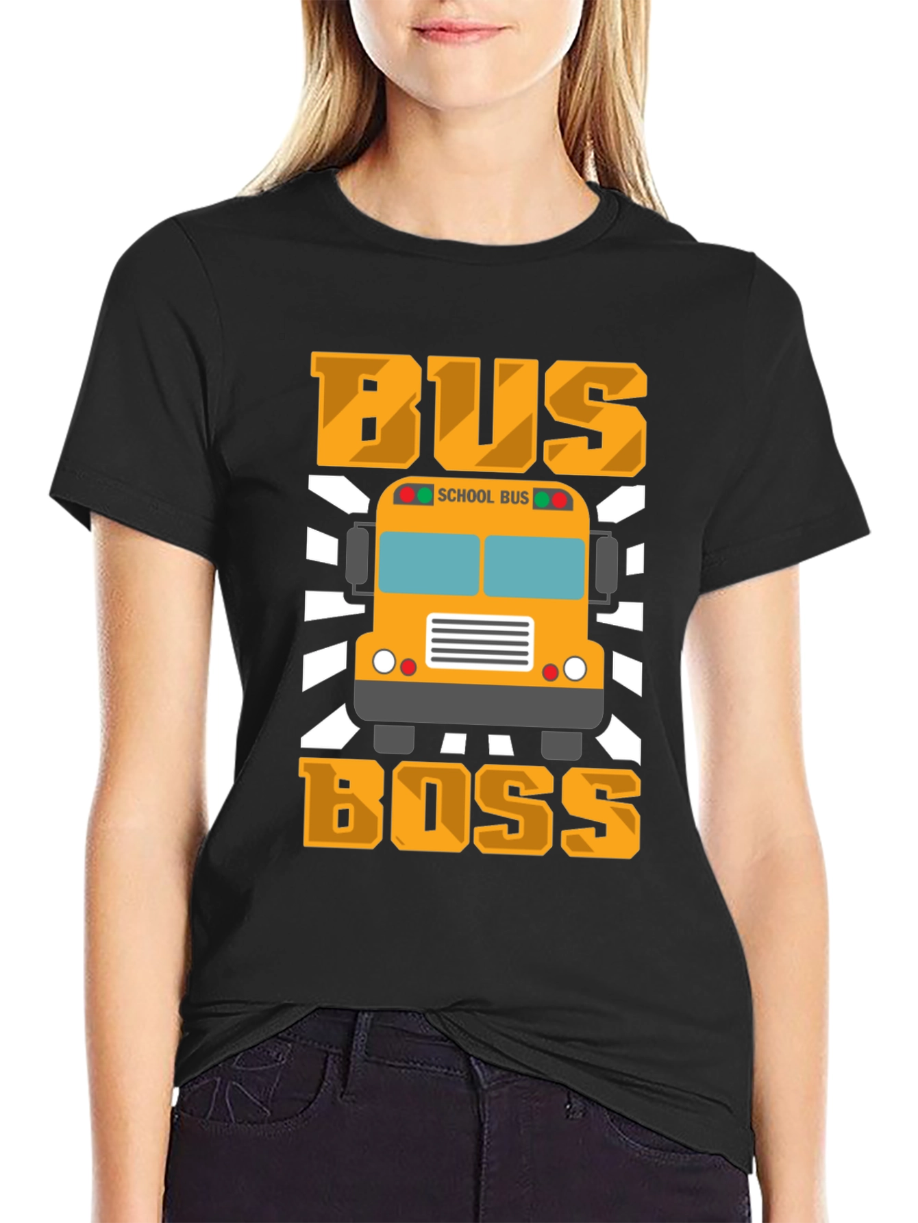 Bus Boss T-Shirt - School Bus Driver Apparel