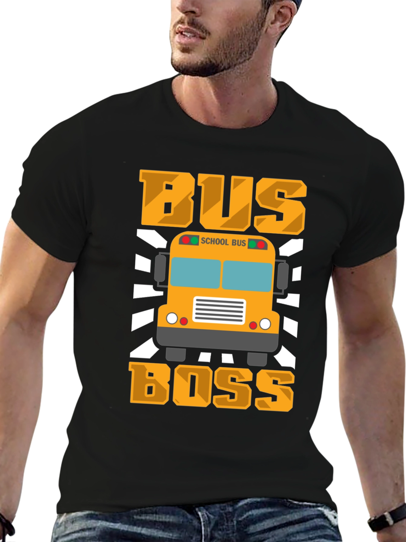 Bus Boss T-Shirt - School Bus Driver Apparel