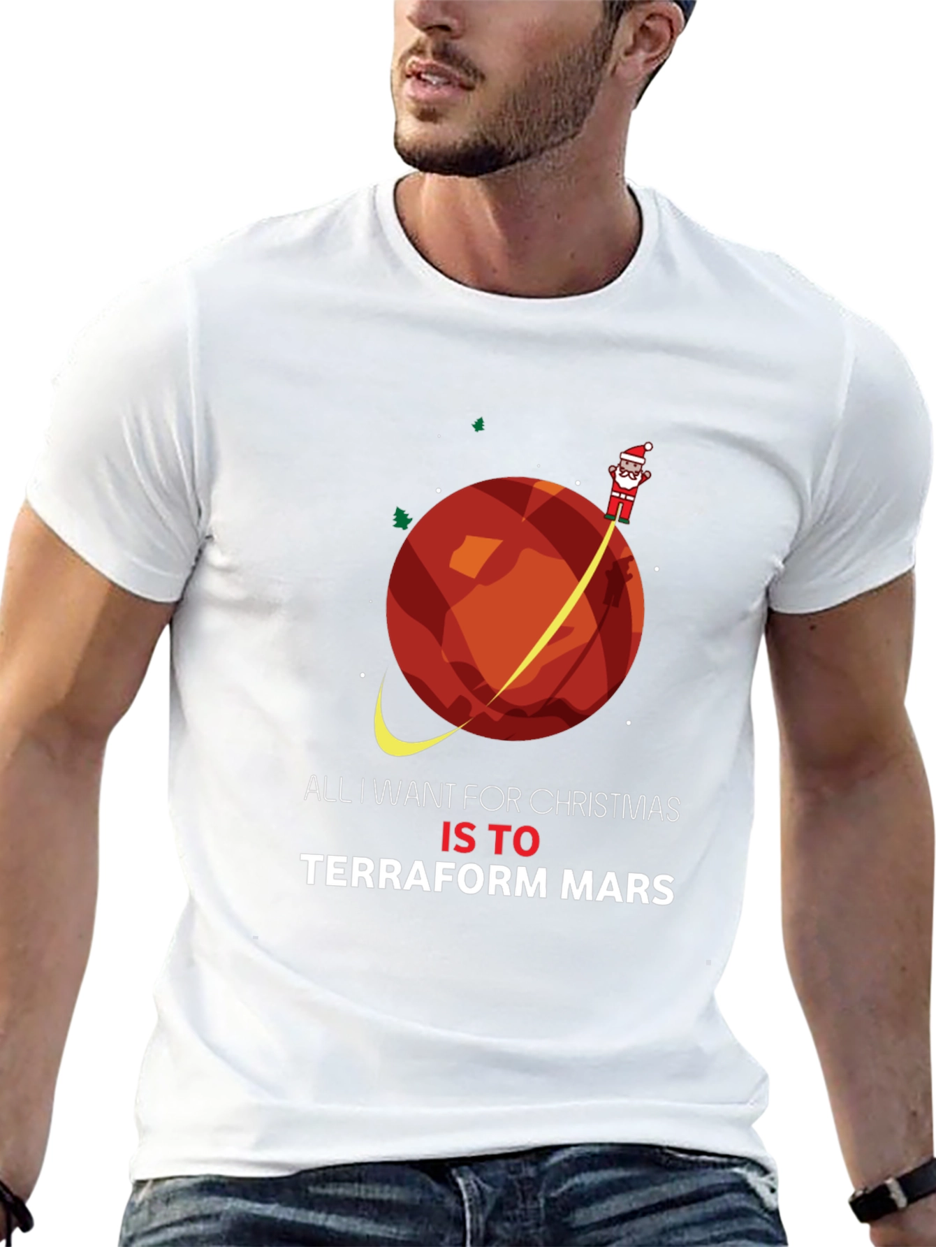 Terraform Mars Christmas T-Shirt