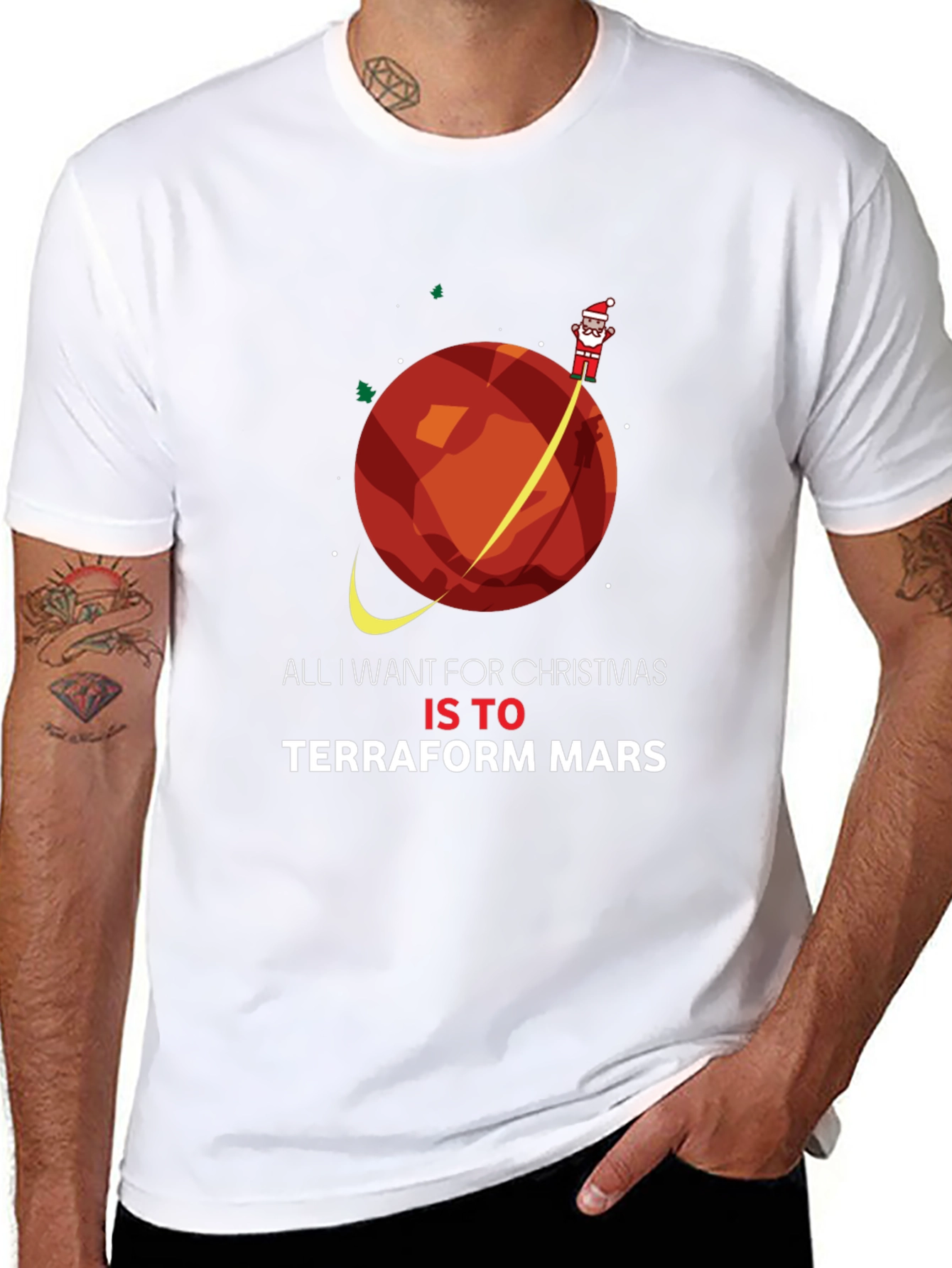 Terraform Mars Christmas T-Shirt