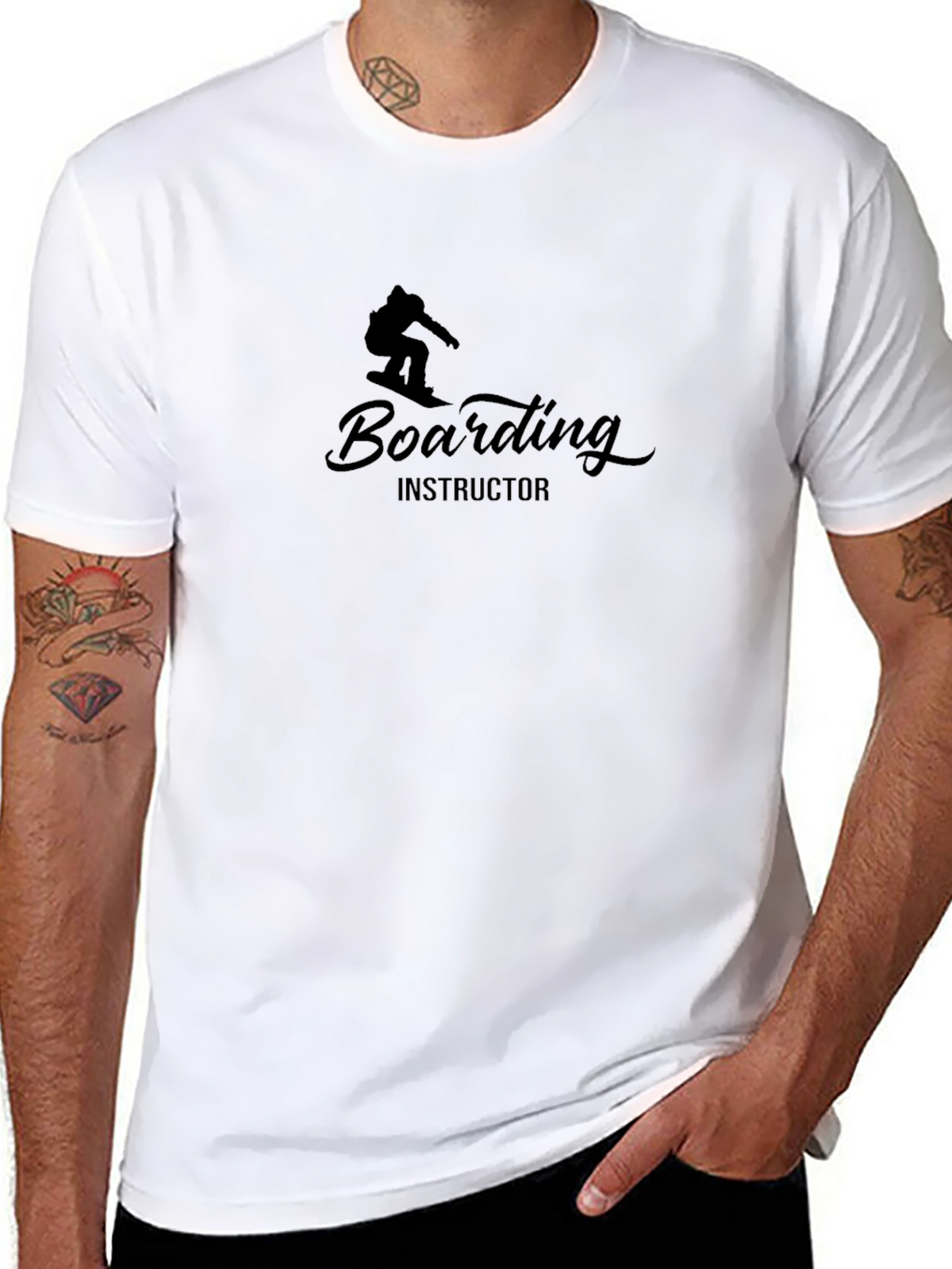 Boarding Instructor Black T-Shirt