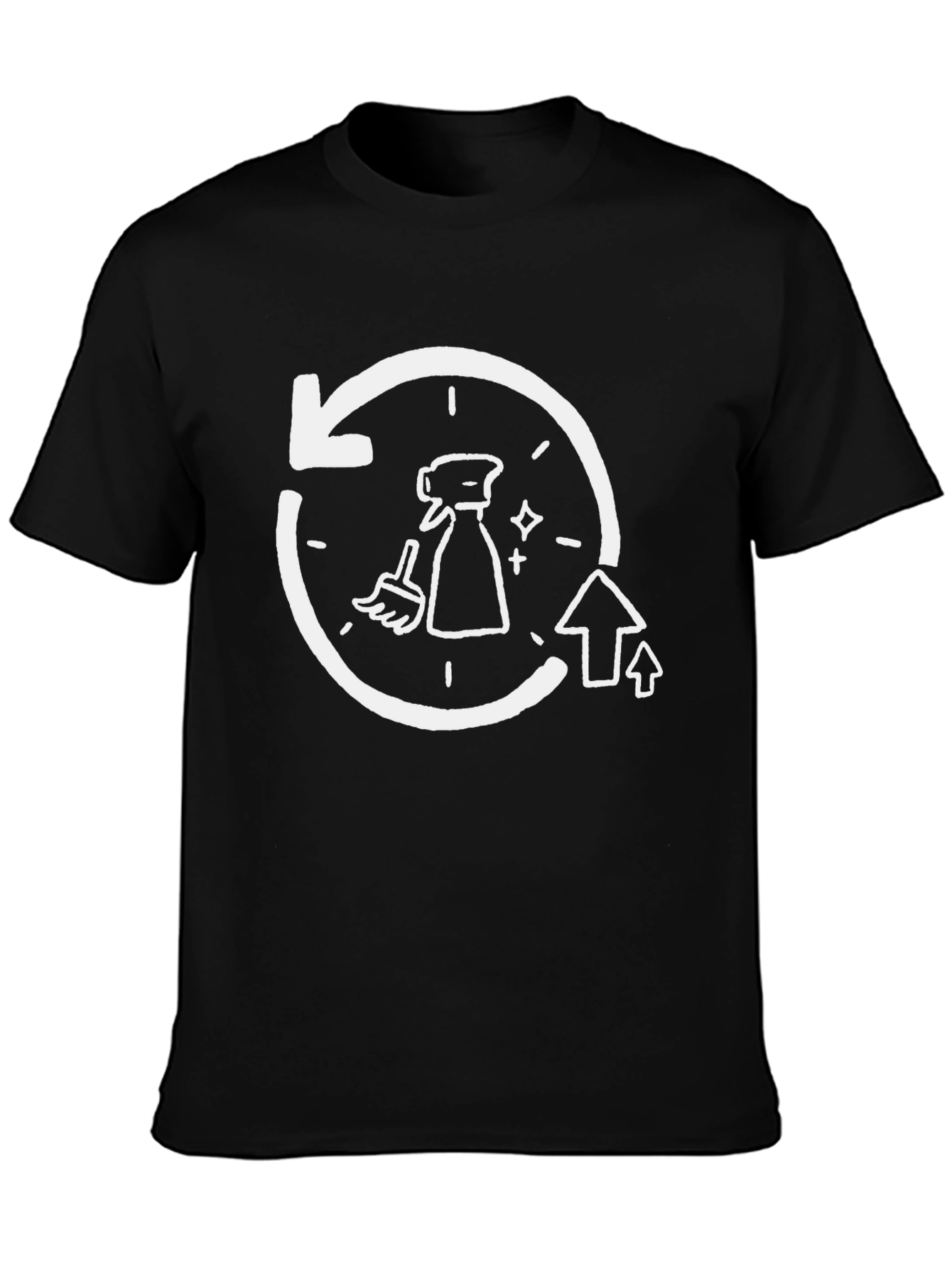 Clean Up Crew Tee - Funny Housekeeping T-Shirt
