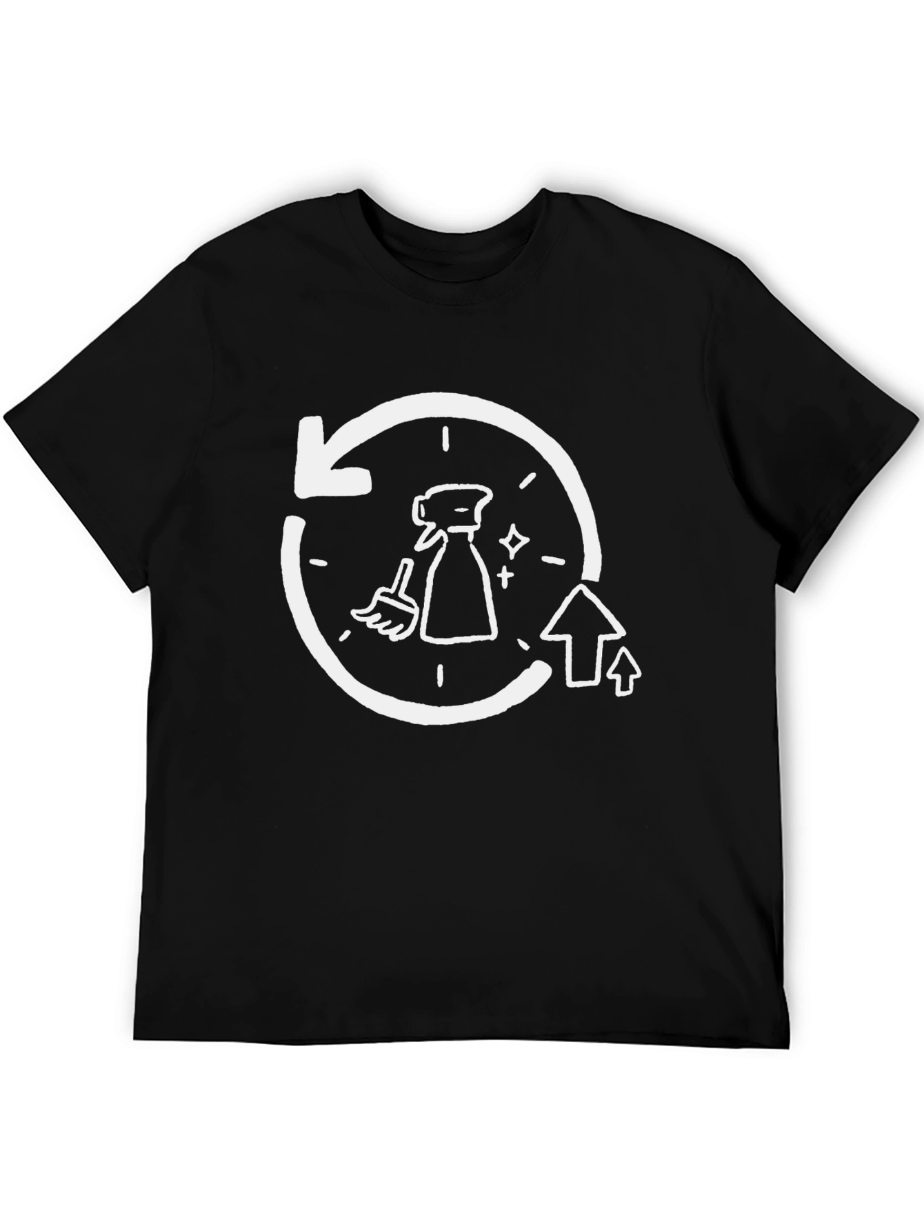 Clean Up Crew Tee - Funny Housekeeping T-Shirt