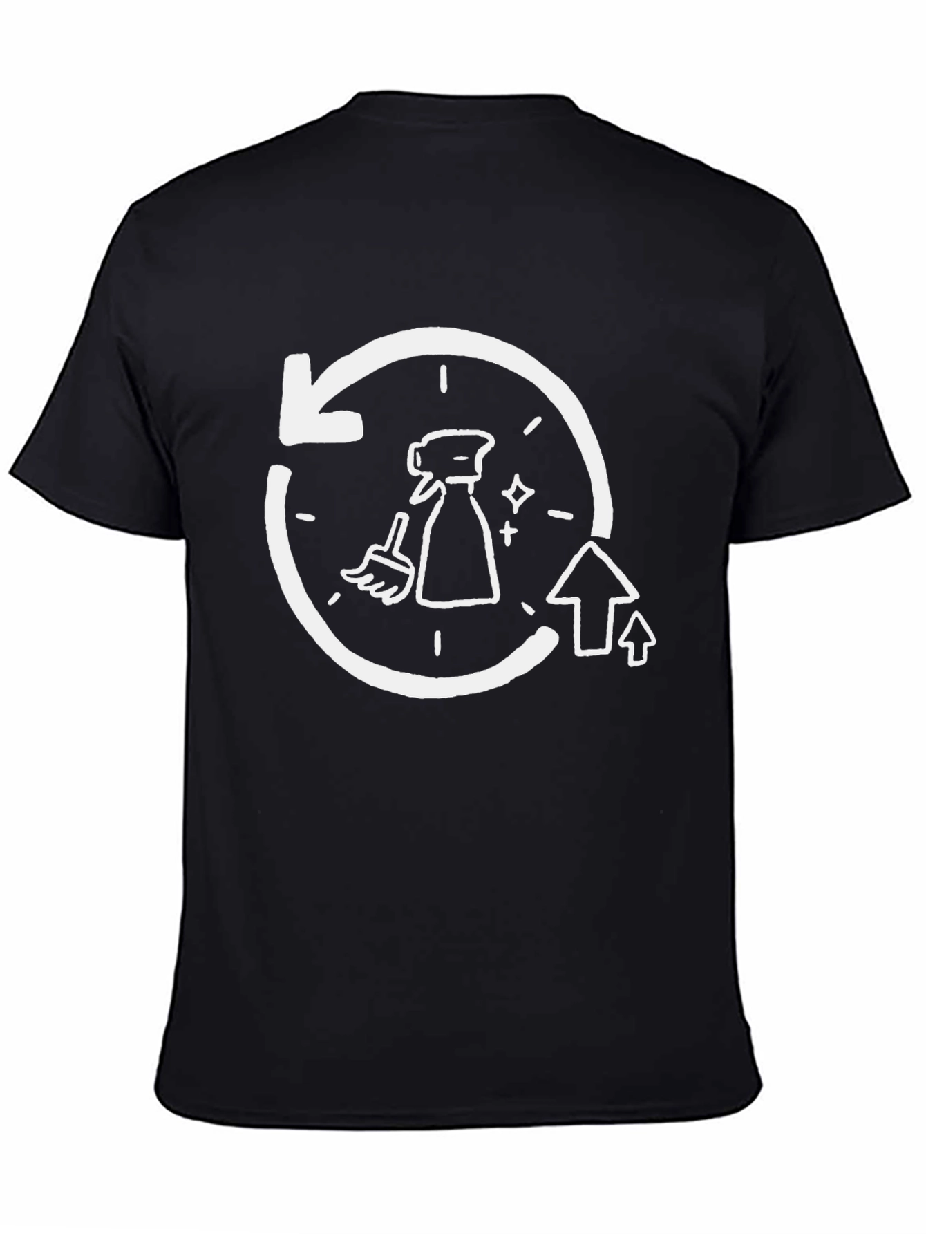 Clean Up Crew Tee - Funny Housekeeping T-Shirt