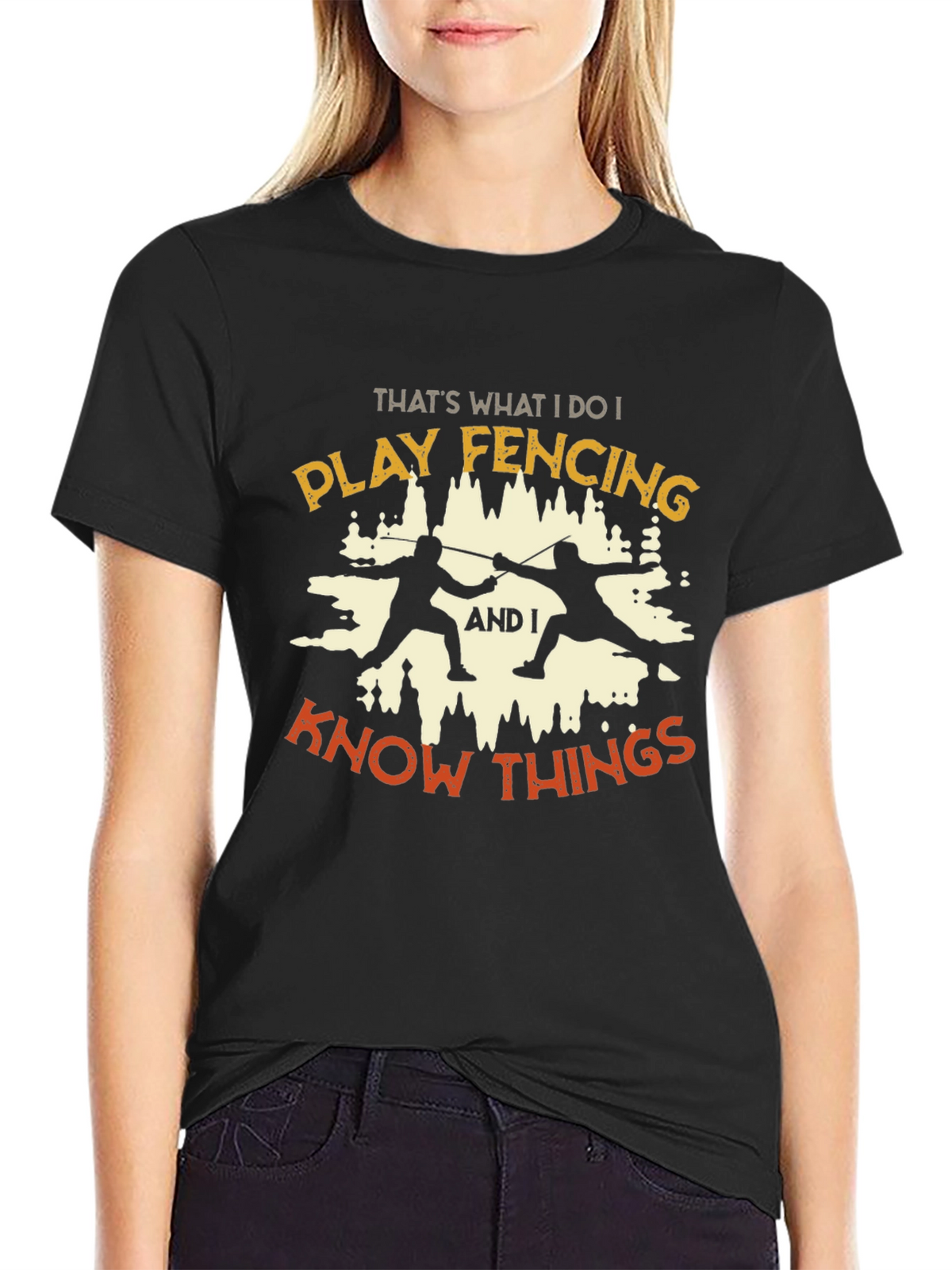 Fencing Knowledge T-Shirt