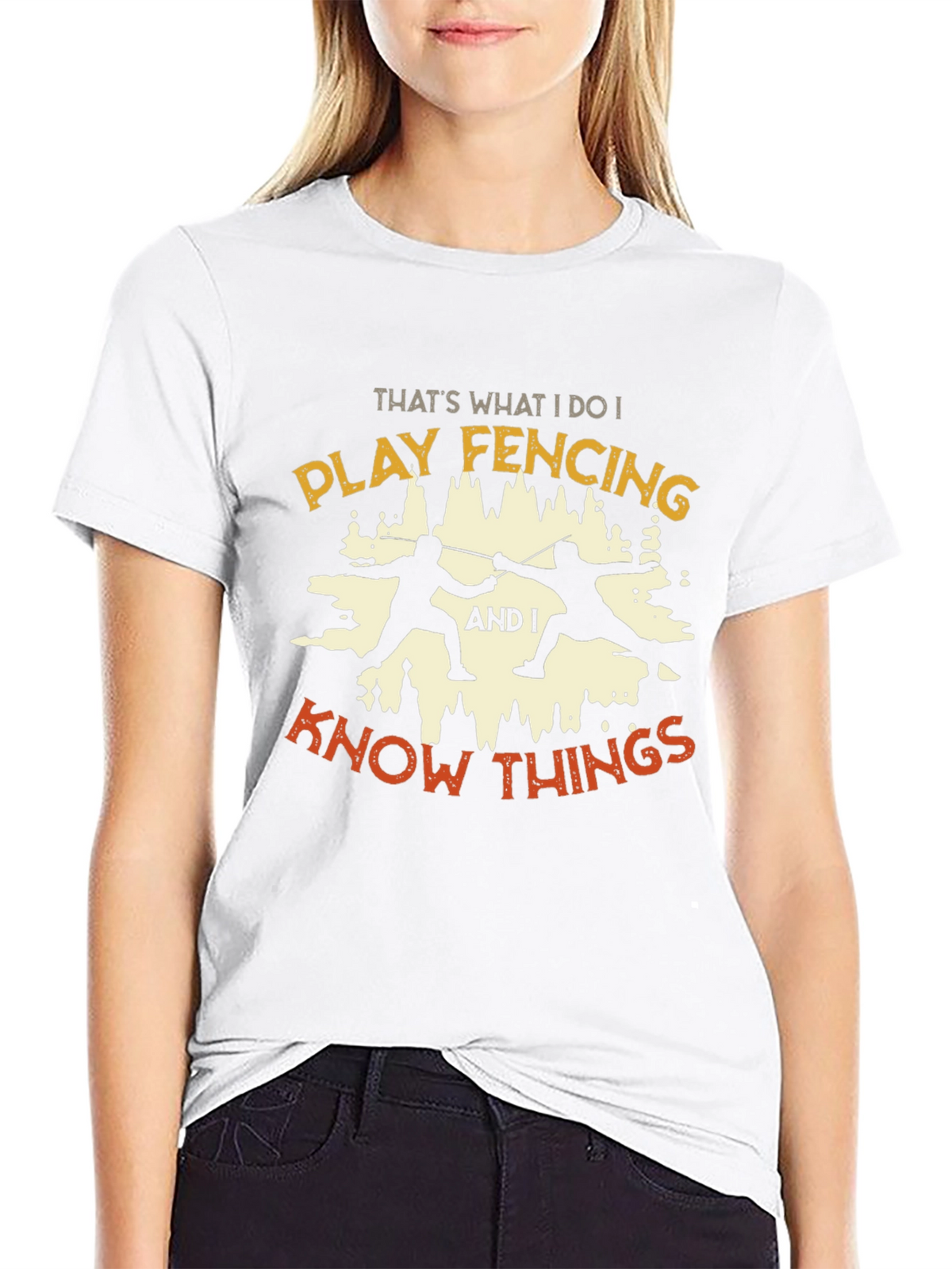 Fencing Knowledge T-Shirt