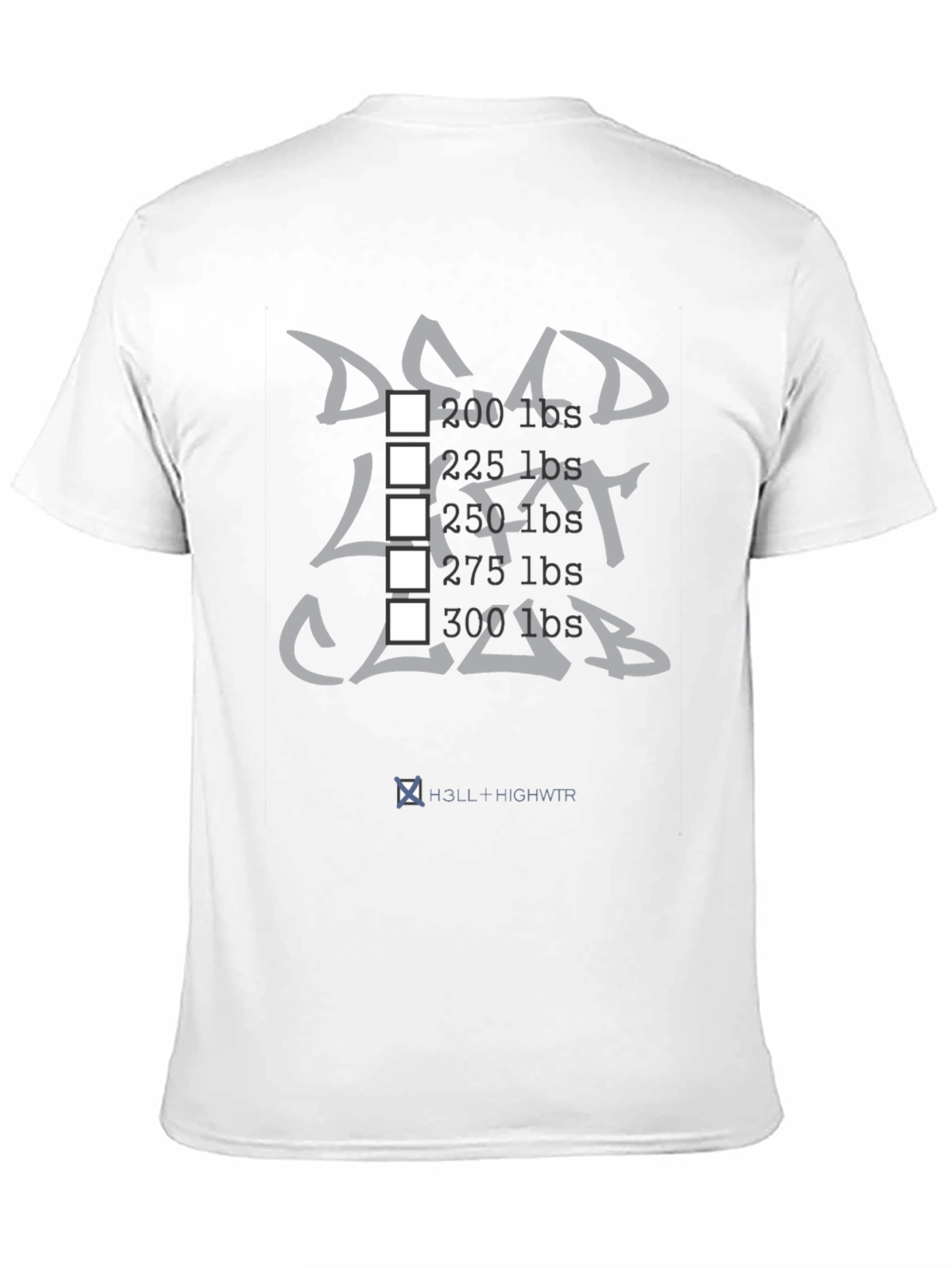 Deadlift Club T-Shirt - Black Weightlifting Tee