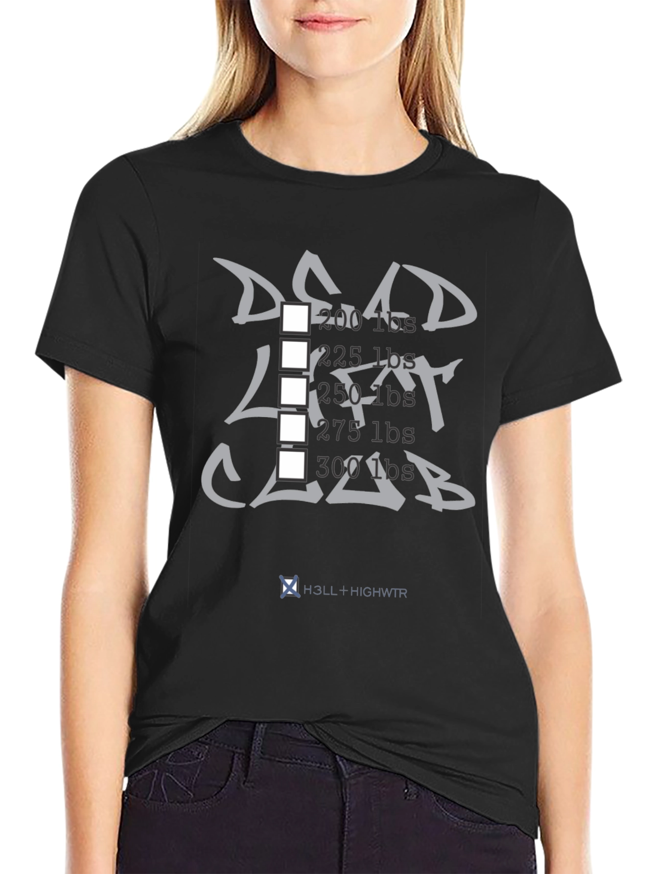 Deadlift Club T-Shirt - Black Weightlifting Tee