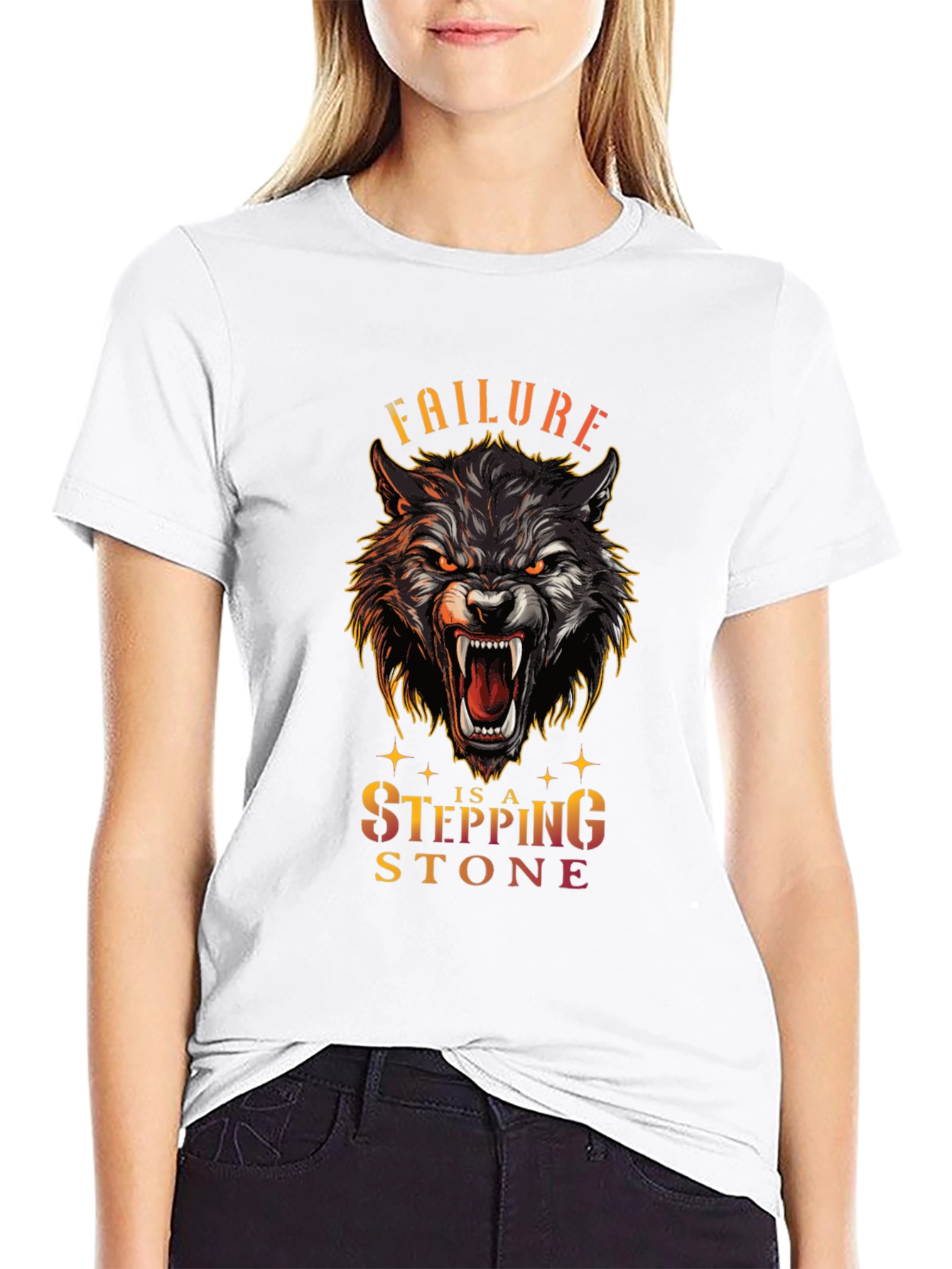 Wolf Stepping Stone Graphic Tee