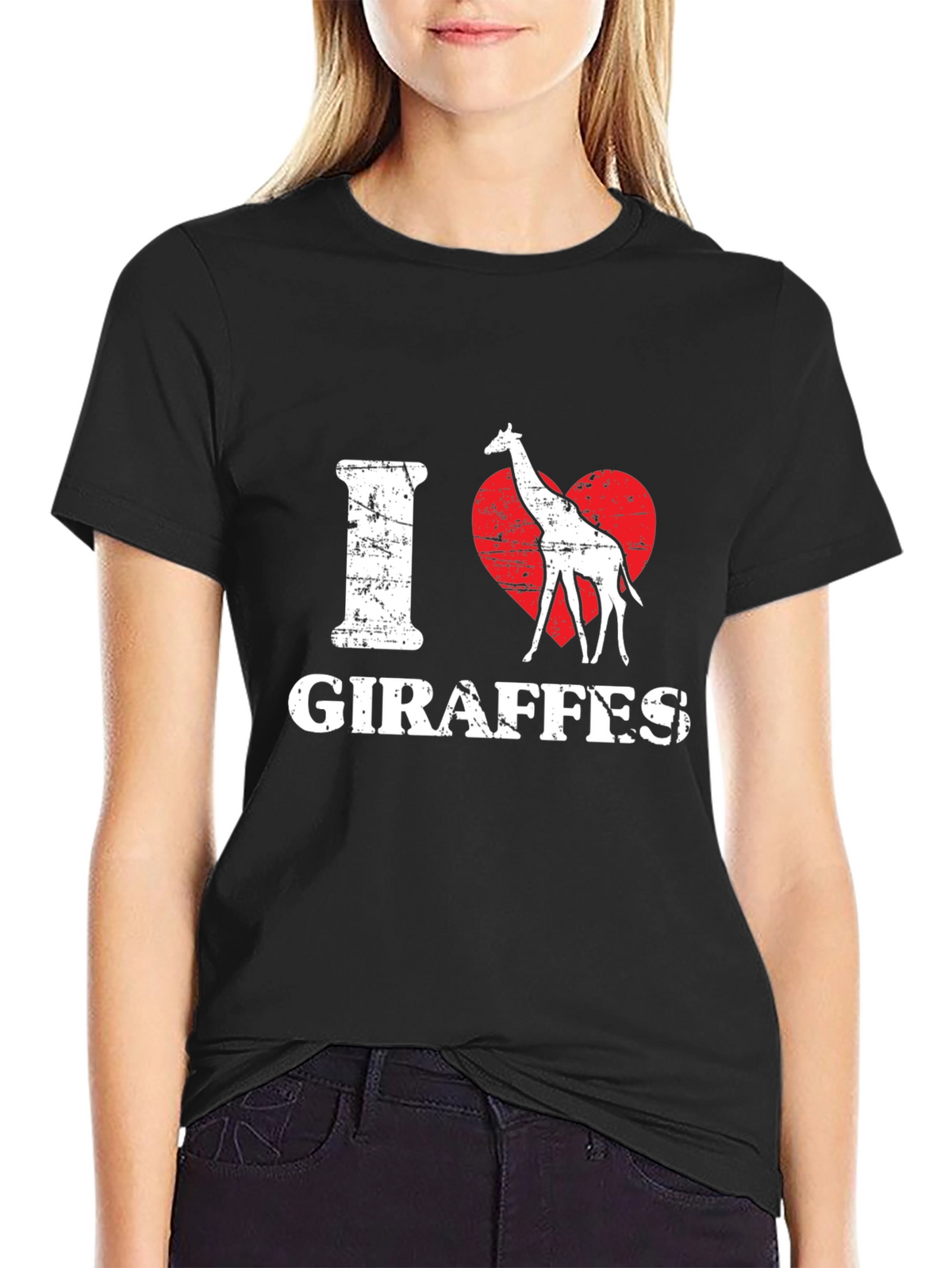 I Heart Giraffes T-Shirt - Unisex Graphic Tee