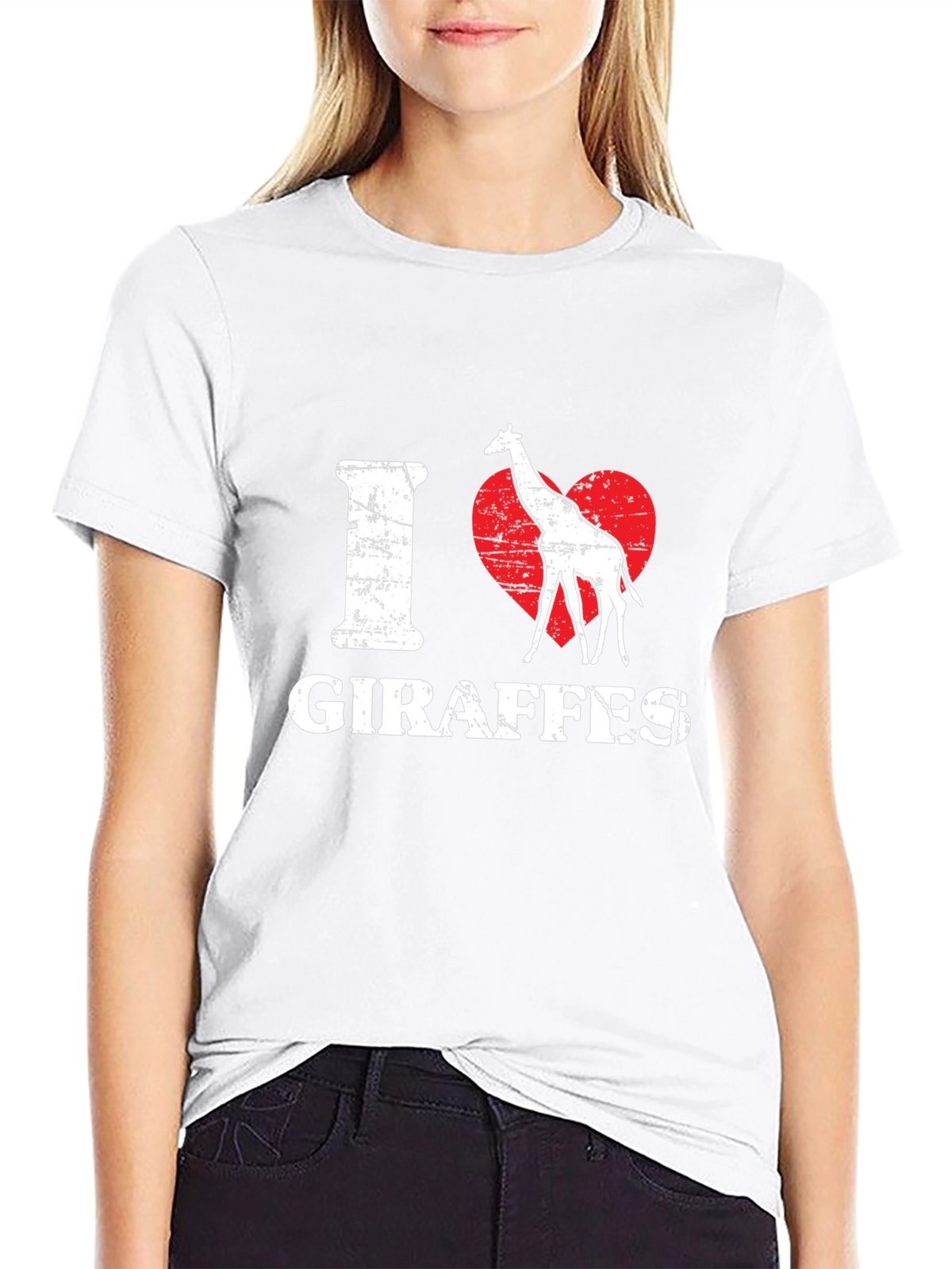 I Heart Giraffes T-Shirt - Unisex Graphic Tee