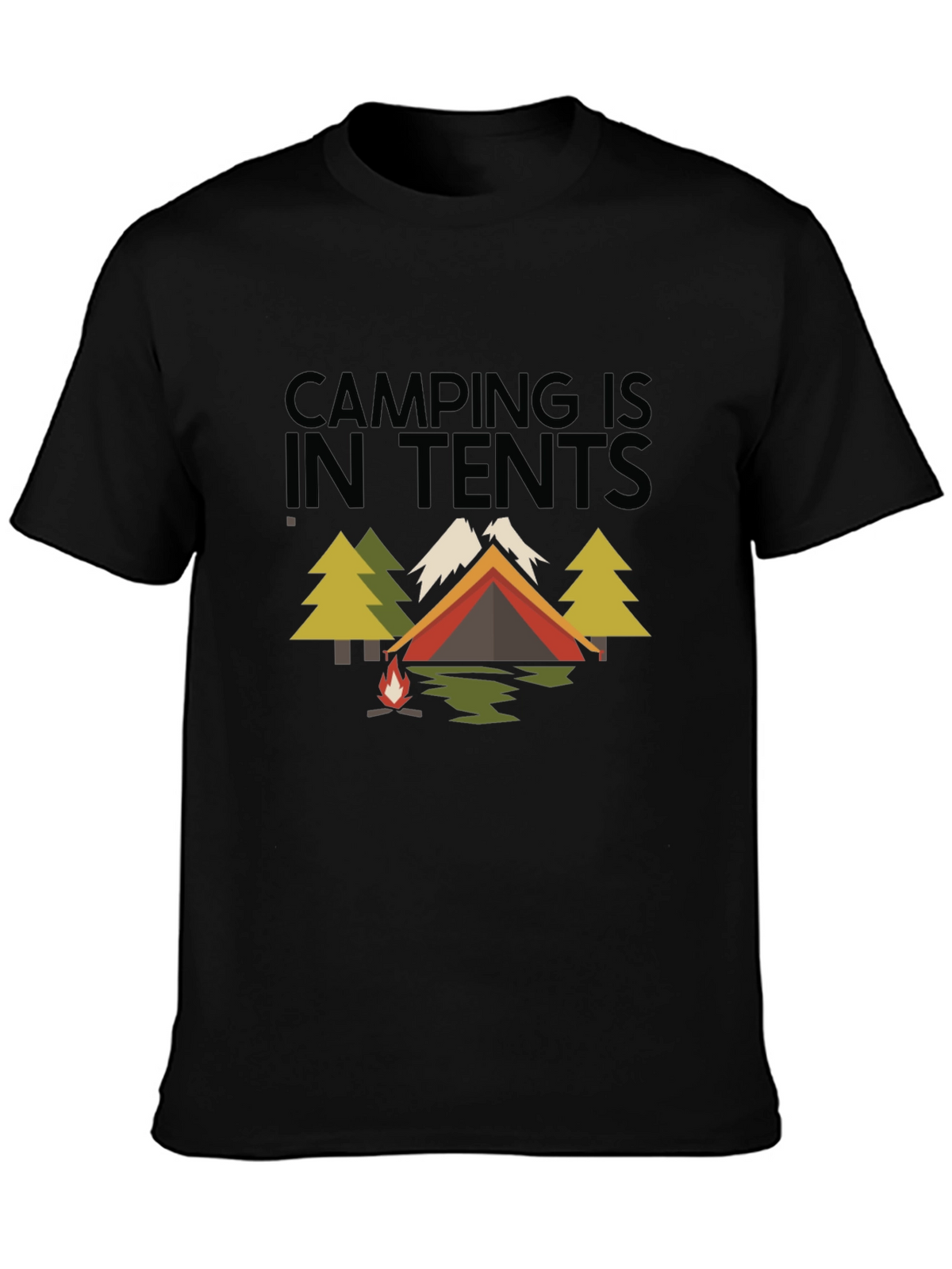 Camping in Tents Graphic Tee - Adventure Ready