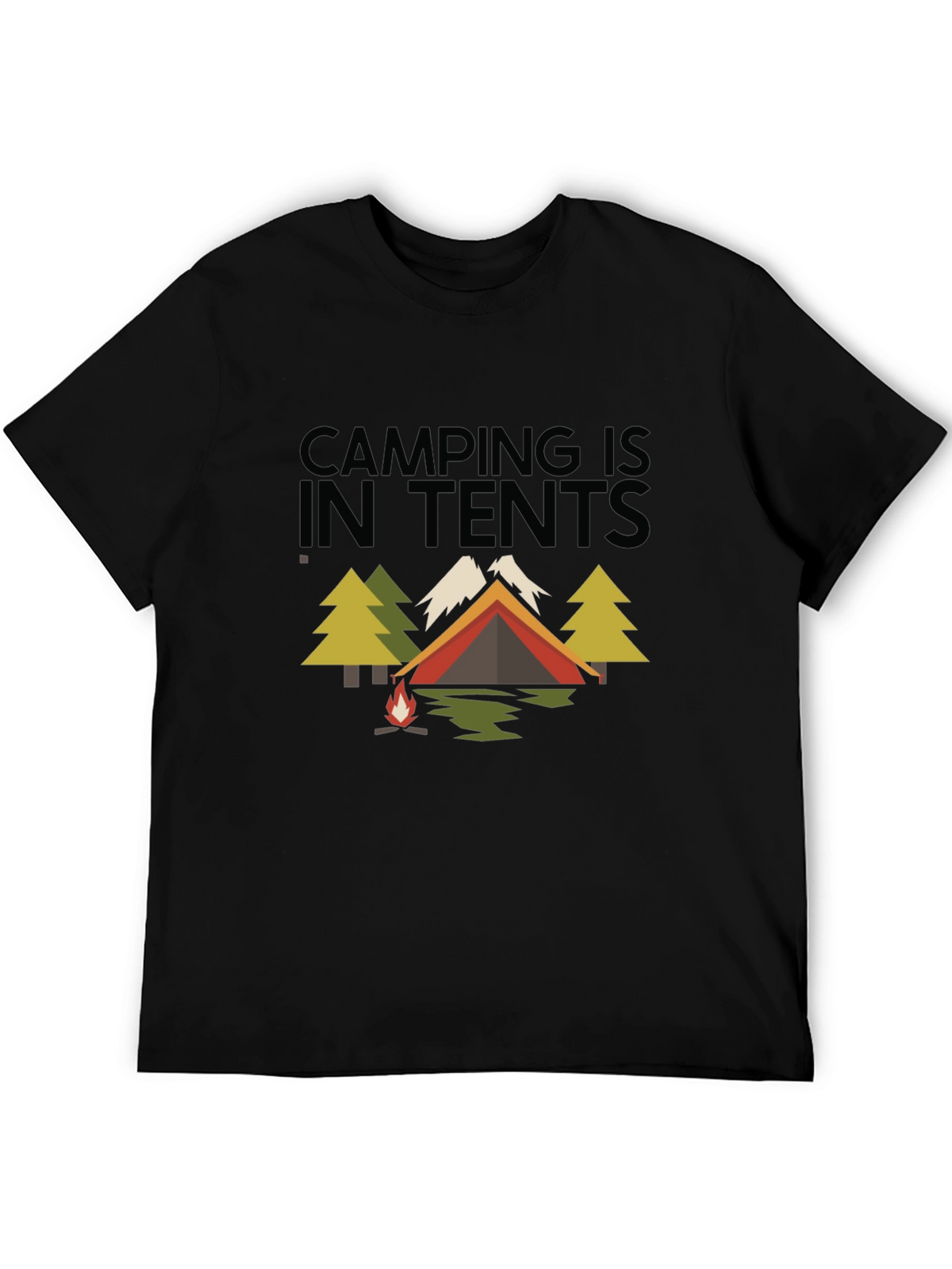 Camping in Tents Graphic Tee - Adventure Ready