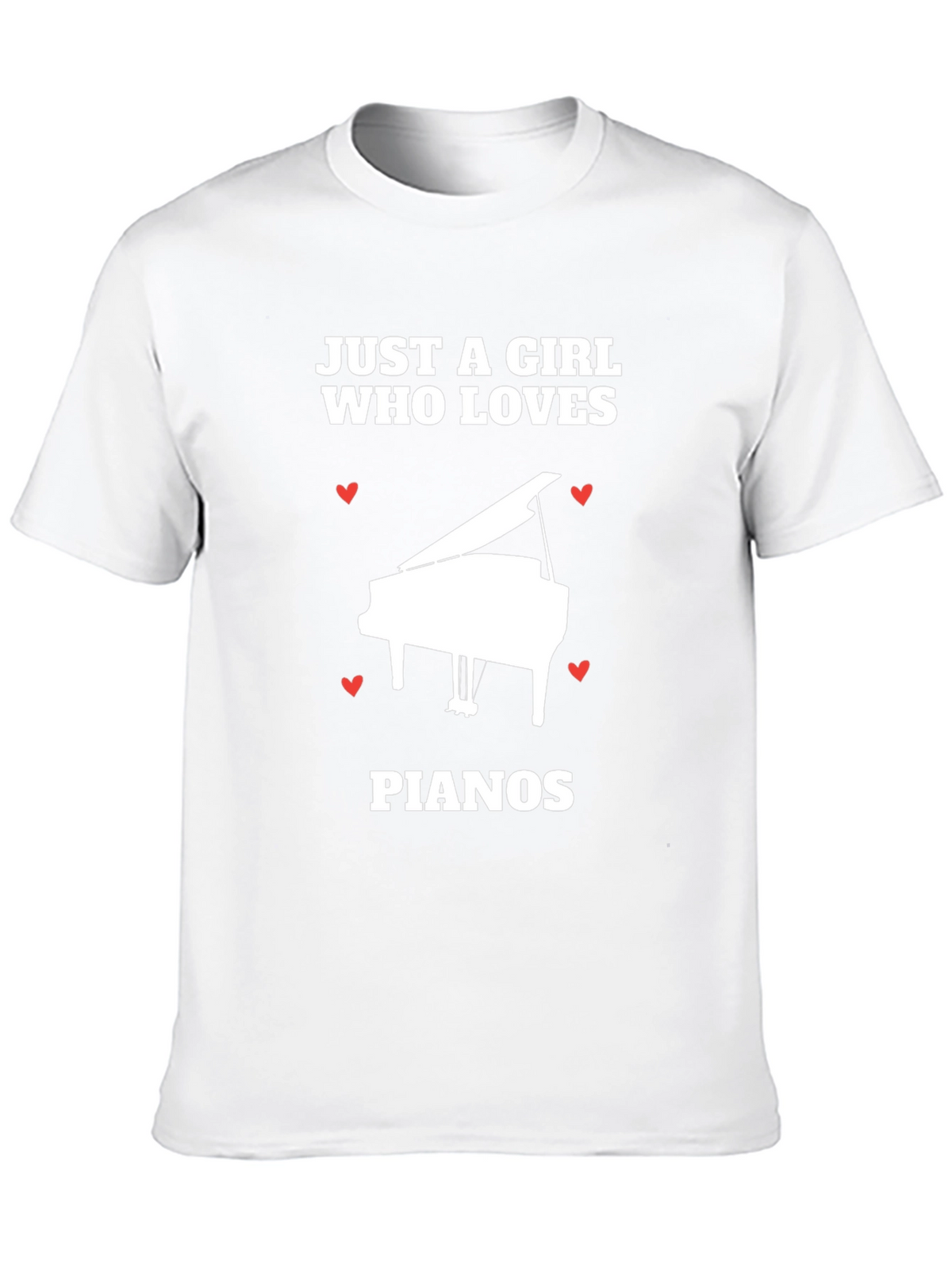 Just A Girl Who Loves Pianos T-Shirt
