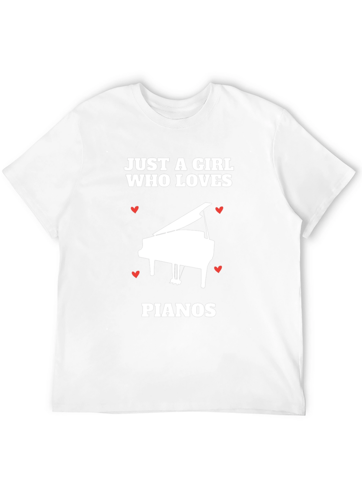 Just A Girl Who Loves Pianos T-Shirt