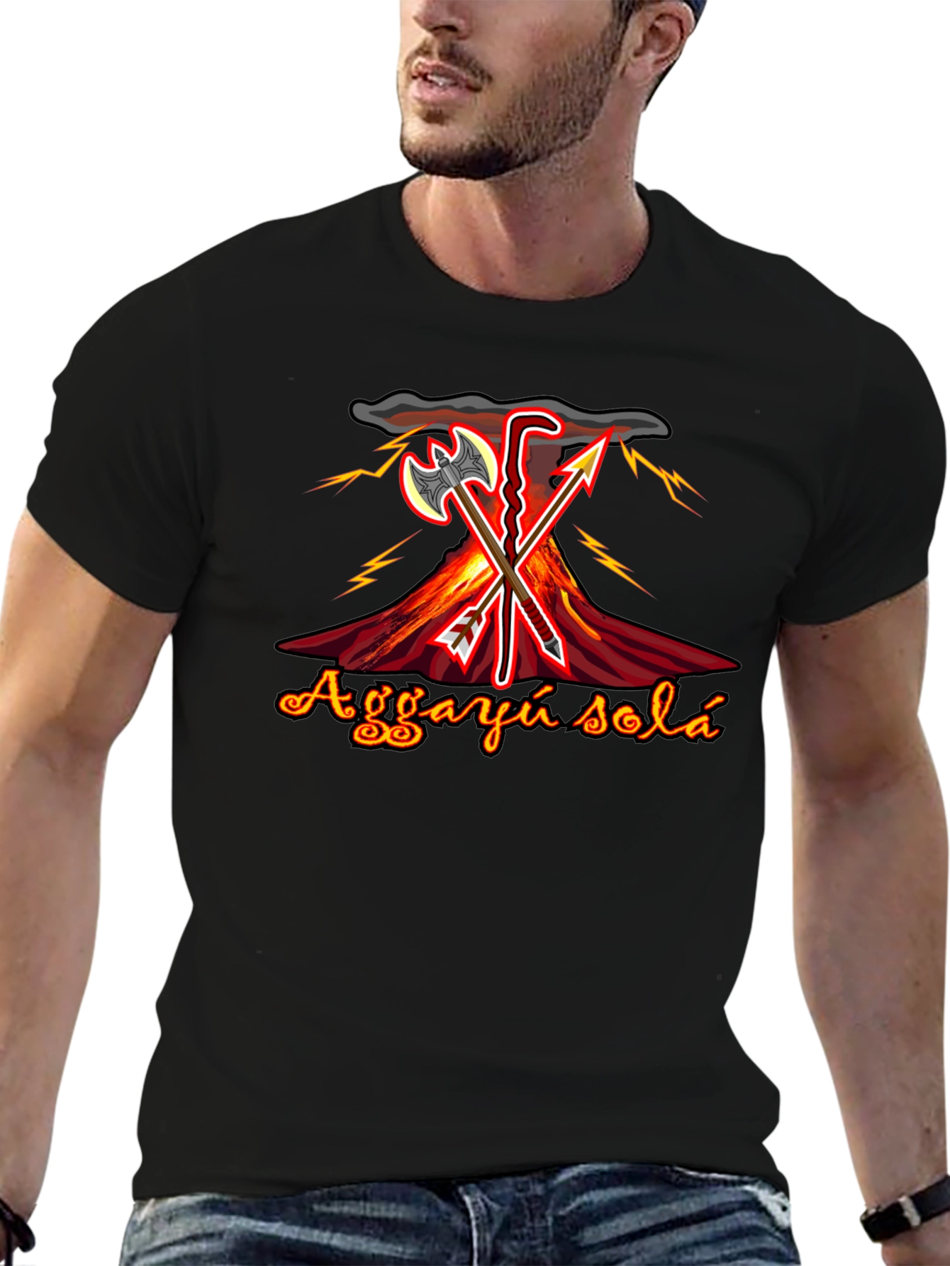 Aggayu Sola T-Shirt Black