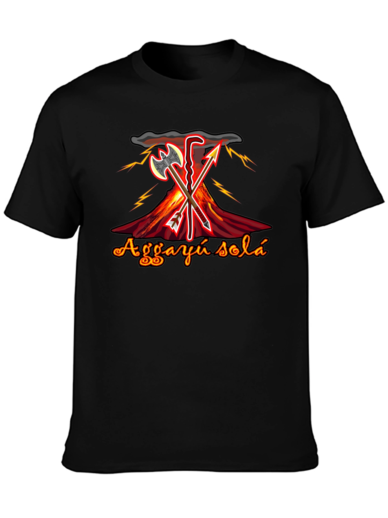 Aggayu Sola T-Shirt Black