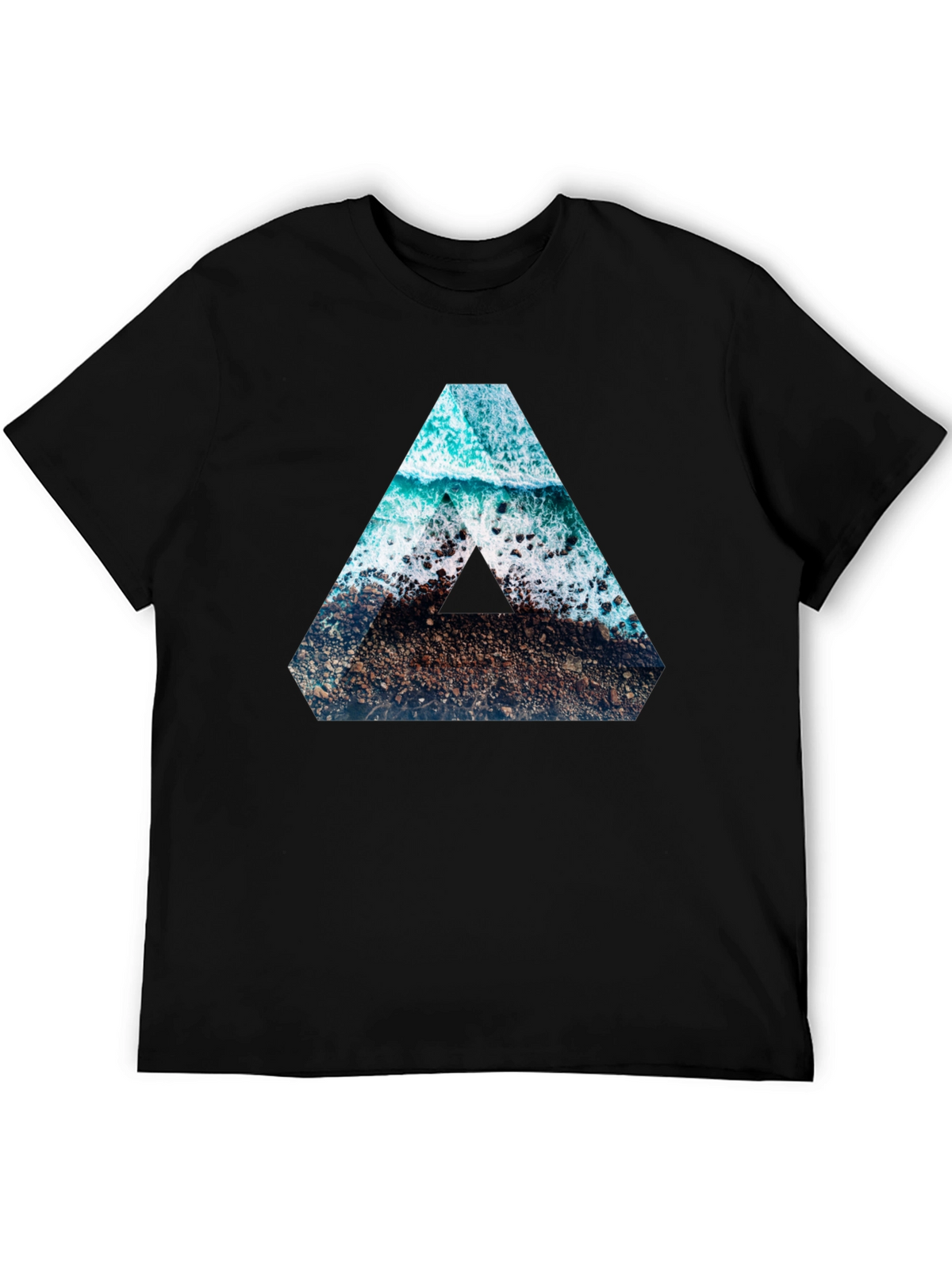 Ocean Wave Triangle Graphic Tee