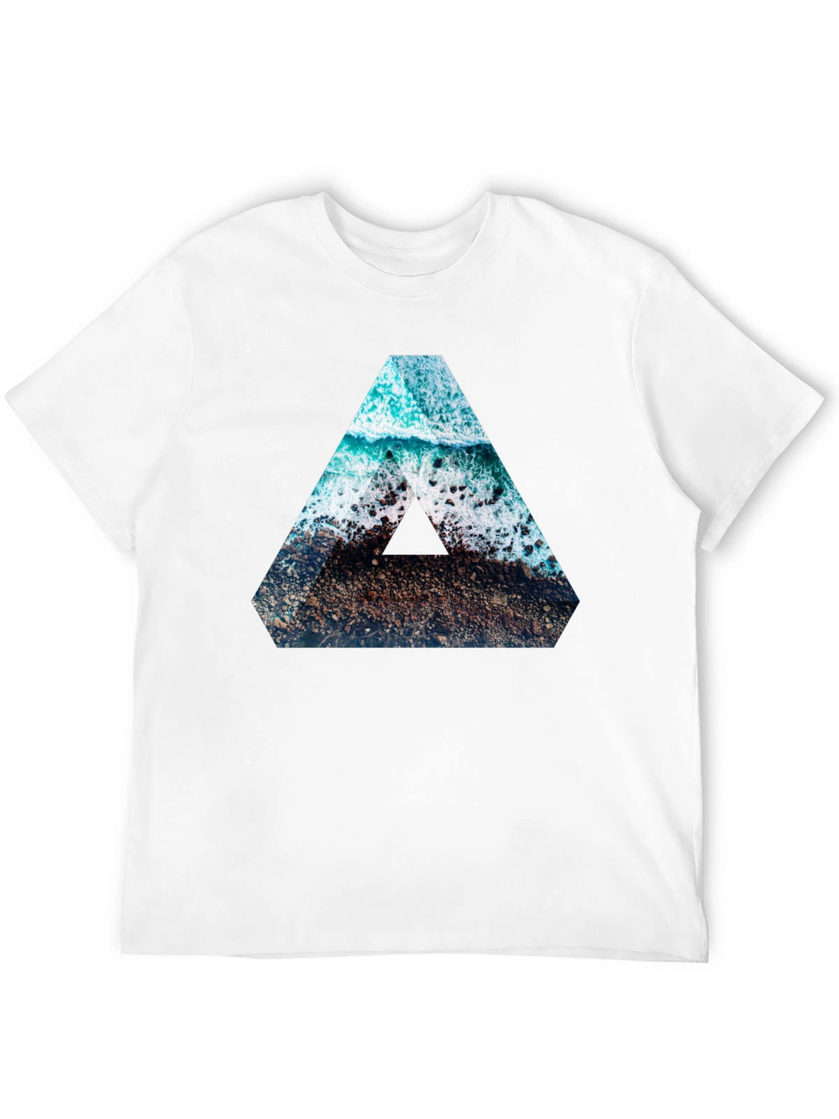 Ocean Wave Triangle Graphic Tee
